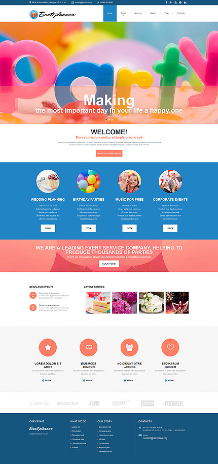 Joomla Main Page preview