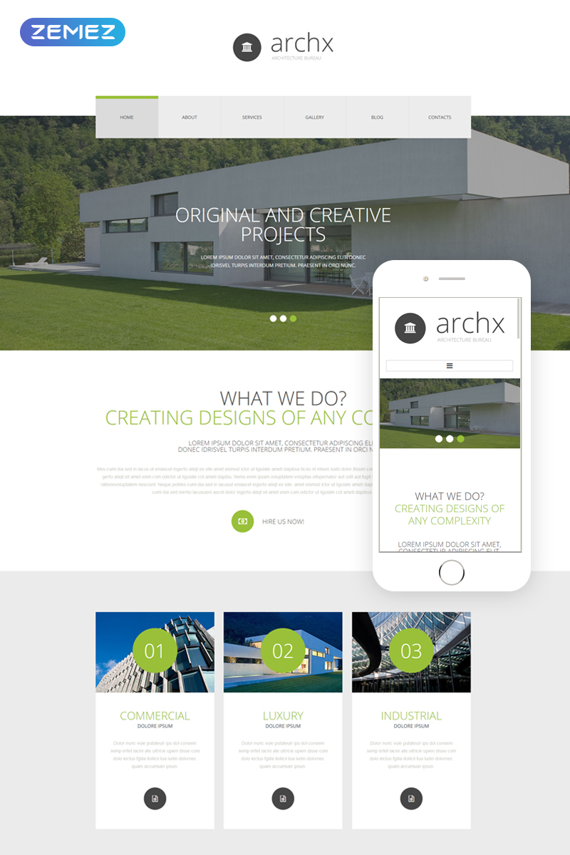 Architecture Responsive Joomla Template