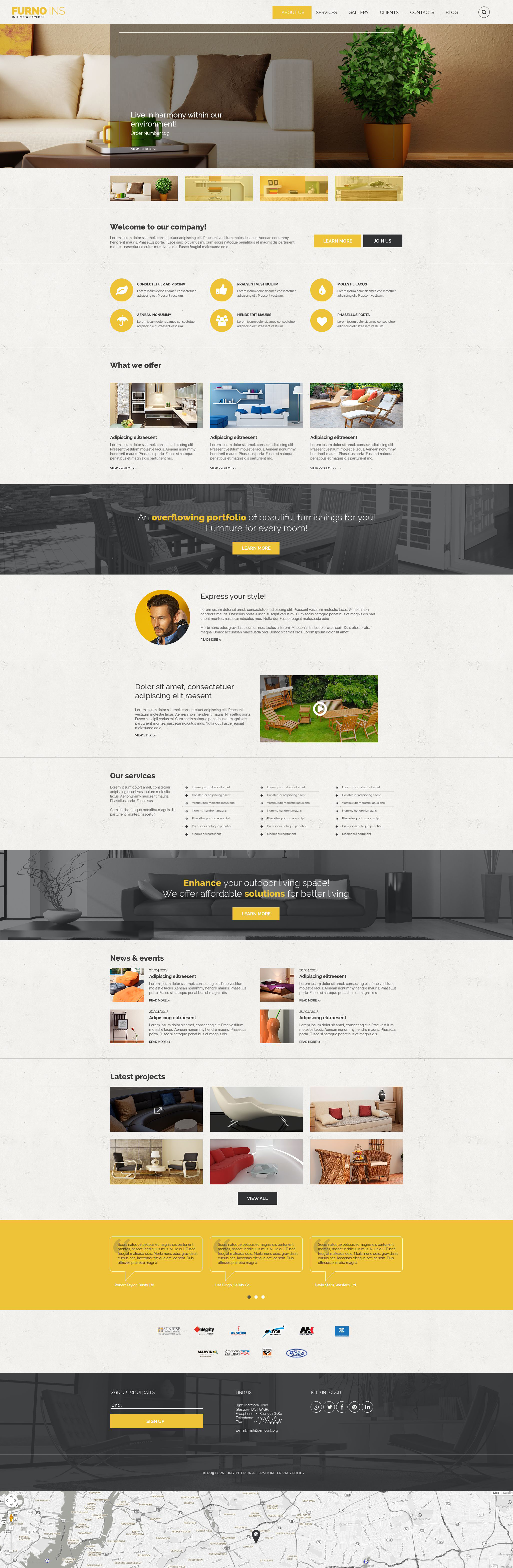 FURNO INS Drupal Template