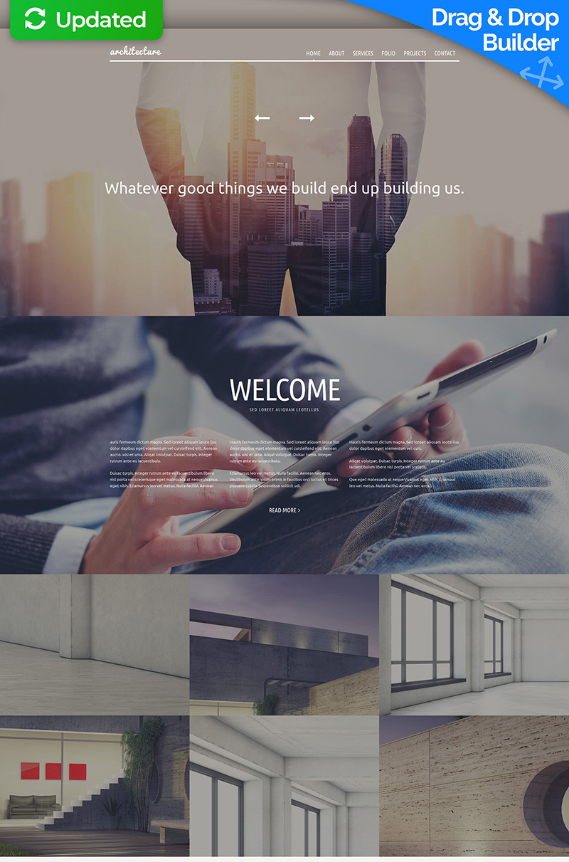 Architecture MotoCMS Website Template