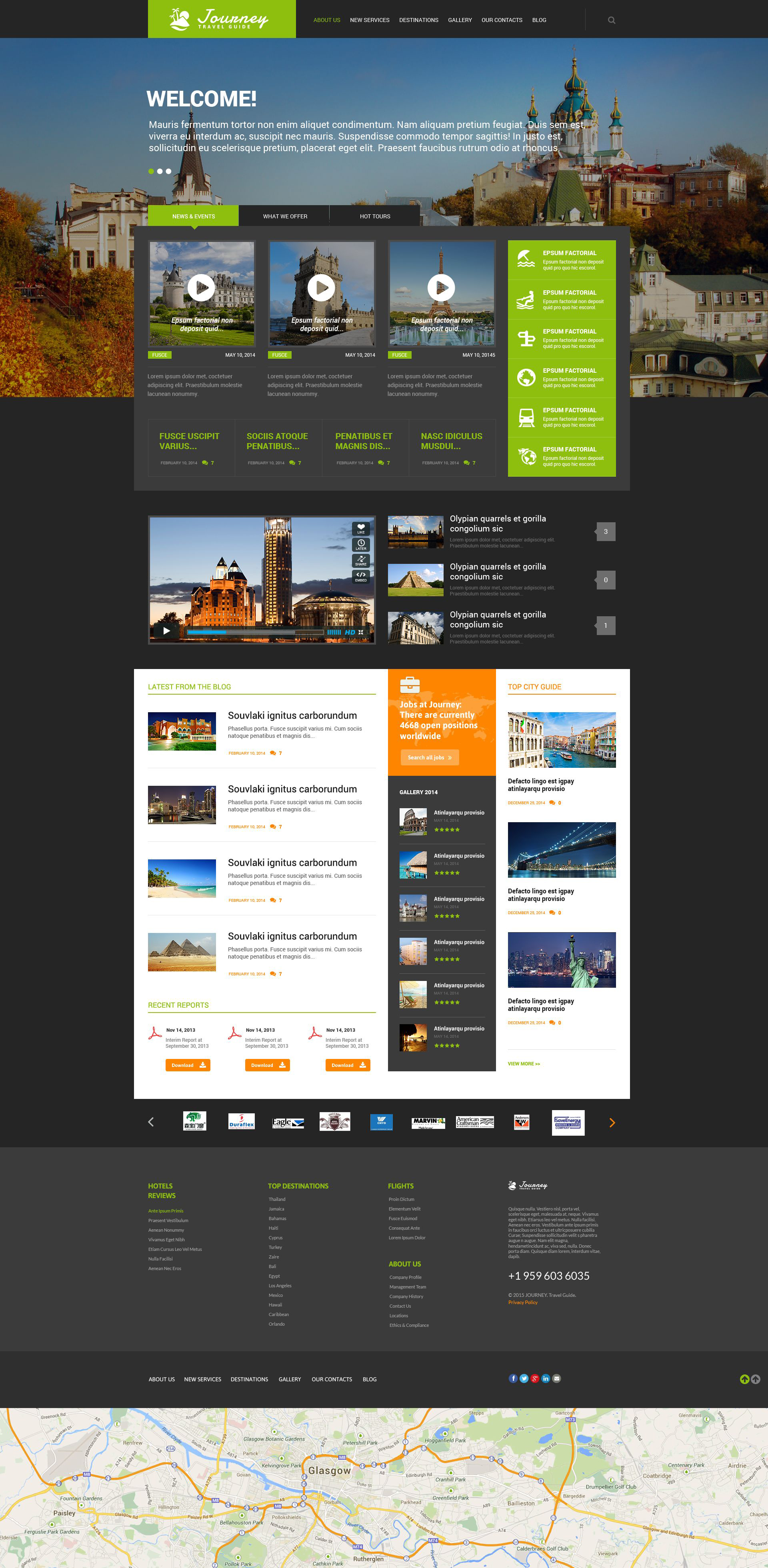 Travel Guide Responsive WordPress Theme