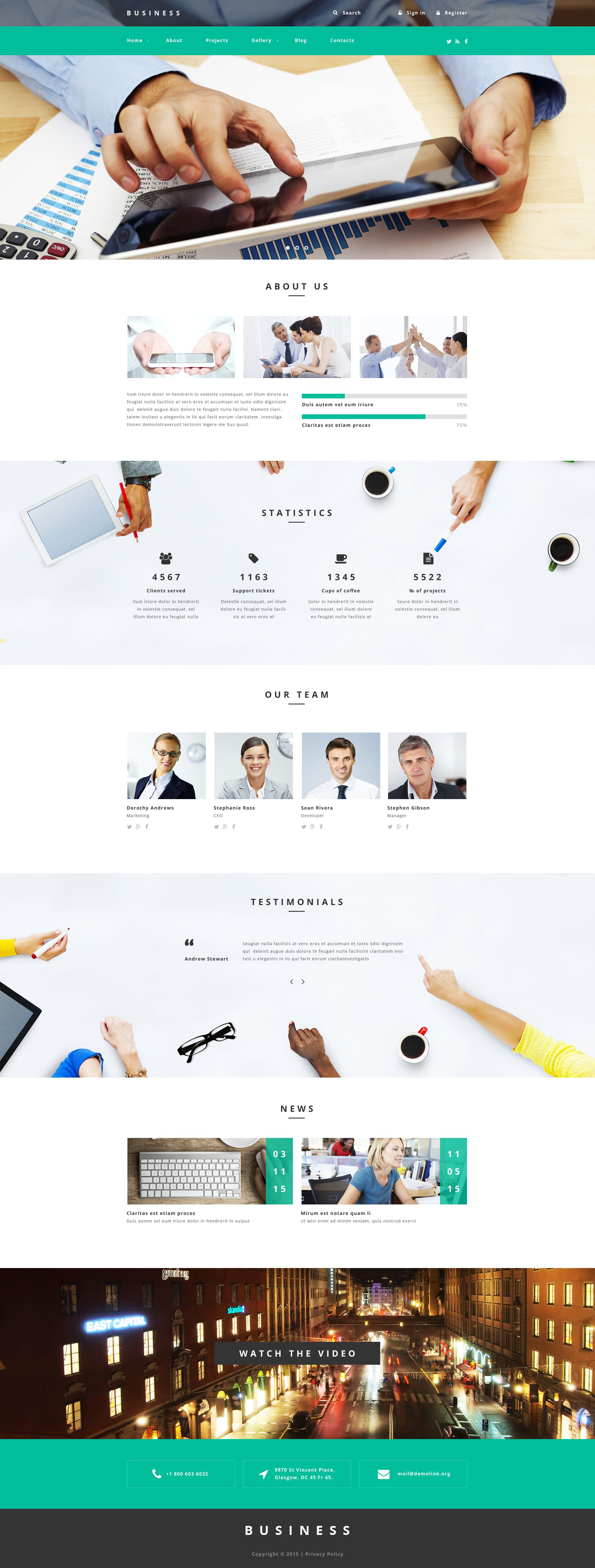 Business Agency Drupal Template