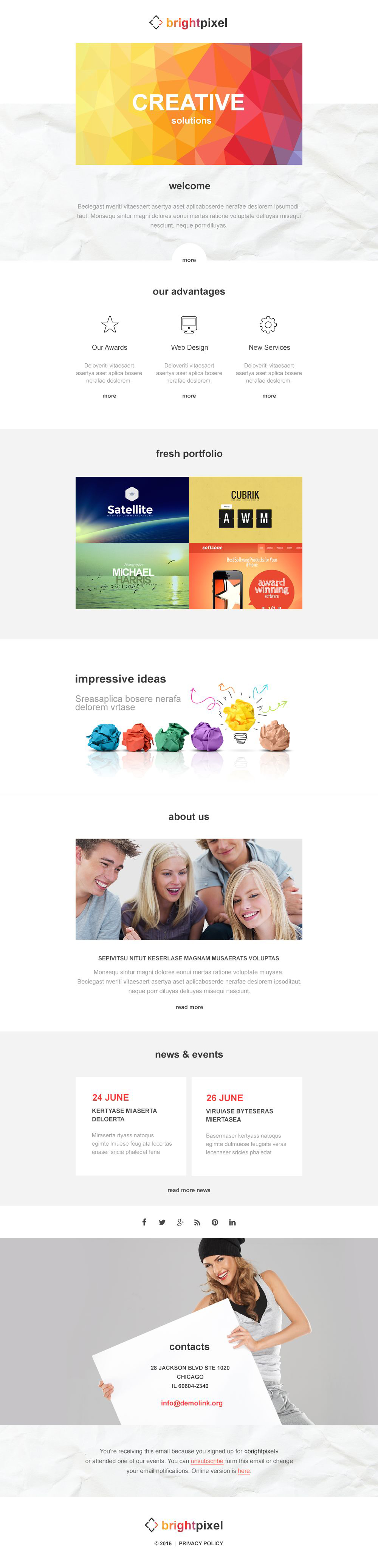 Design Studio Responsive Newsletter Template