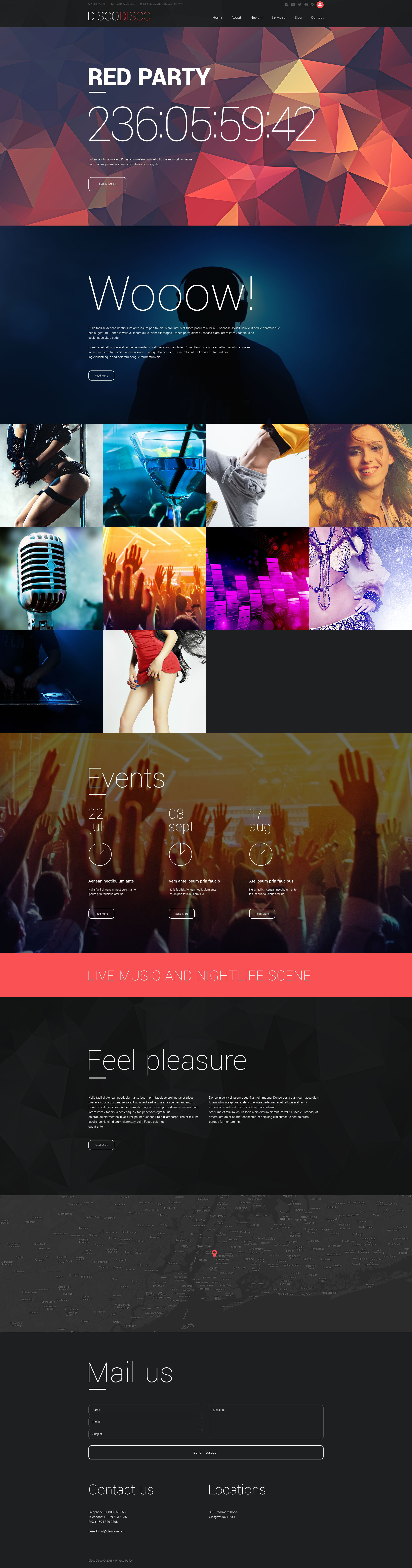 Disco Drupal Template