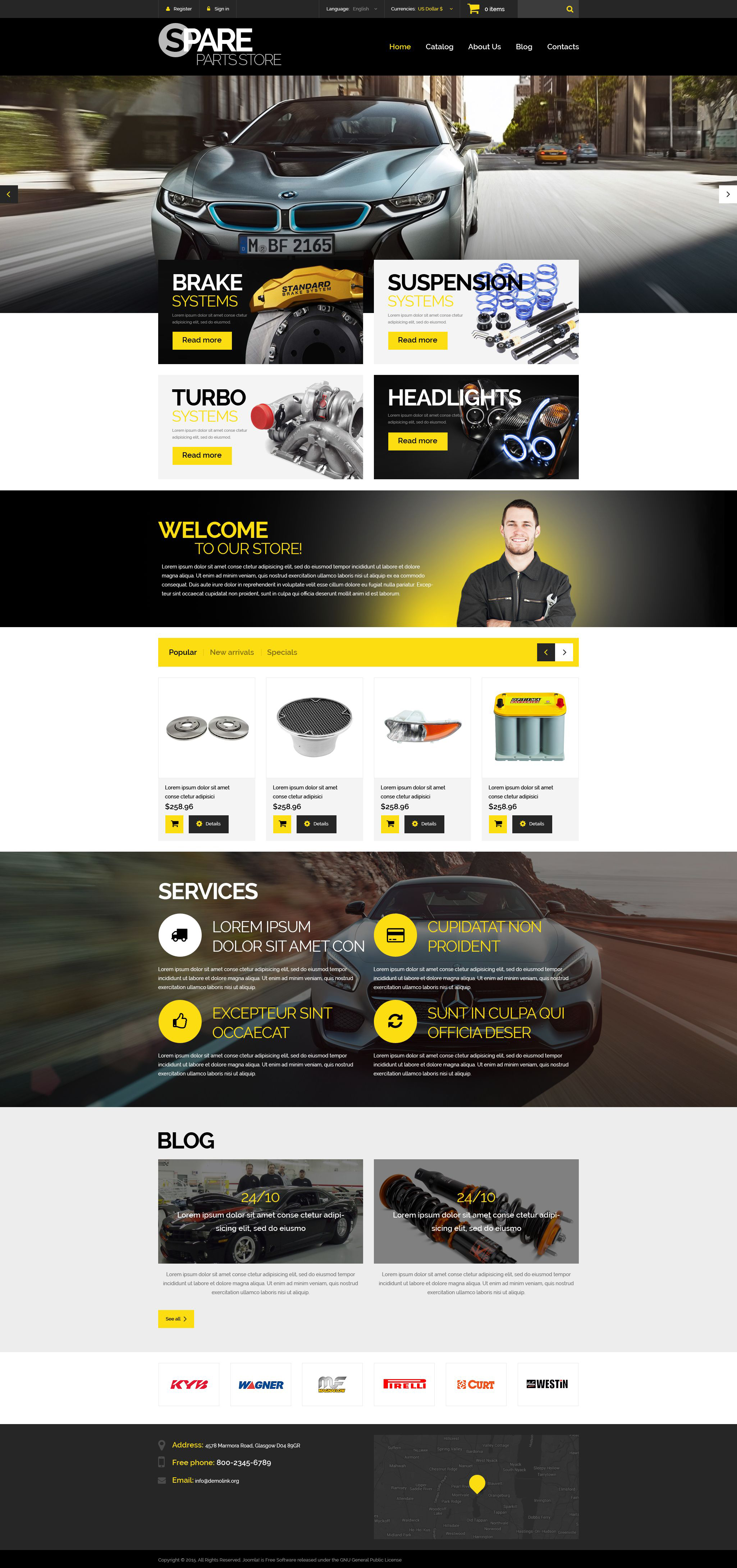 Spare Parts Store PrestaShop Theme