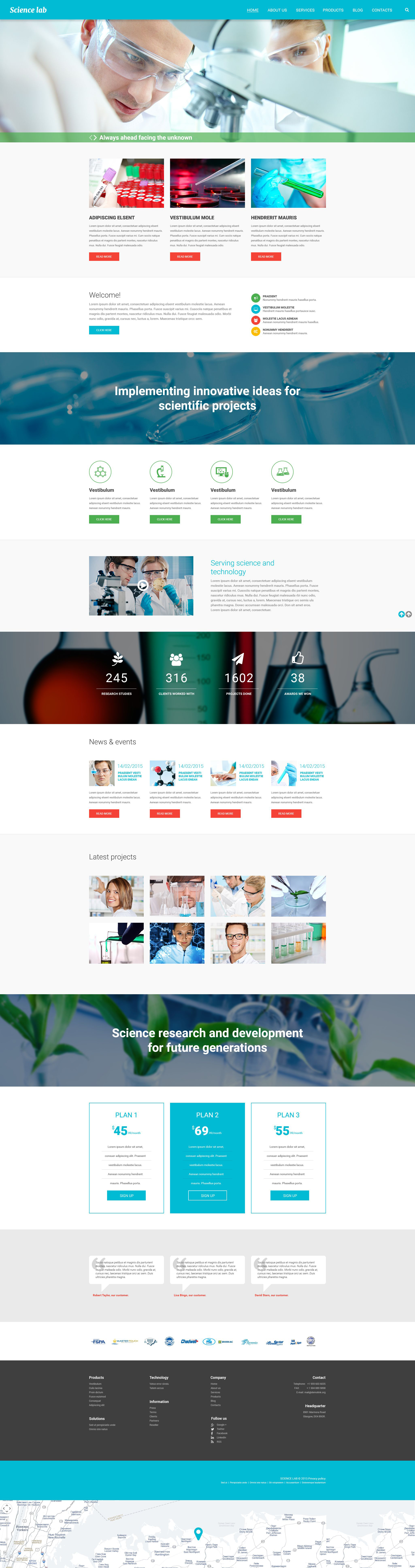 Scientific Experiment Drupal Template