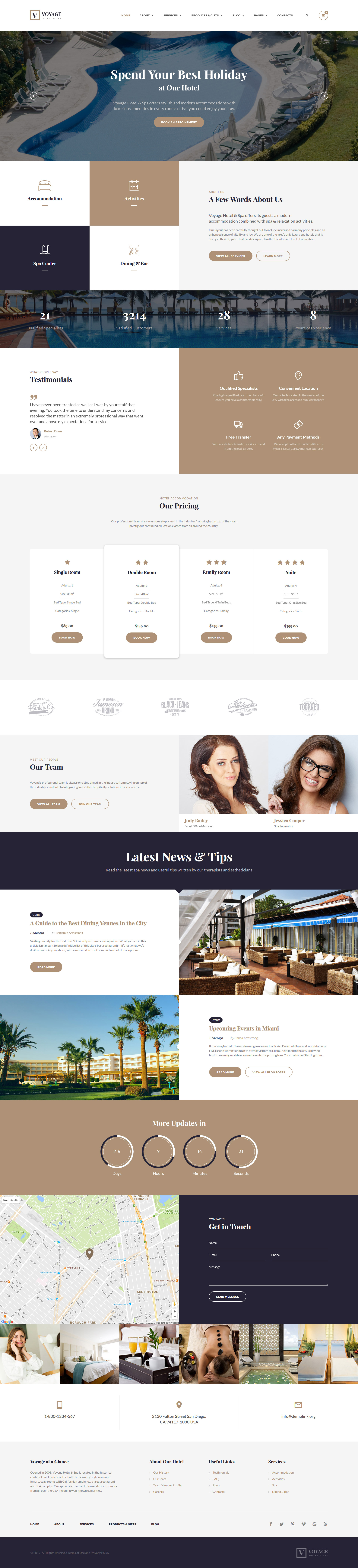 Hotels Responsive Website Template