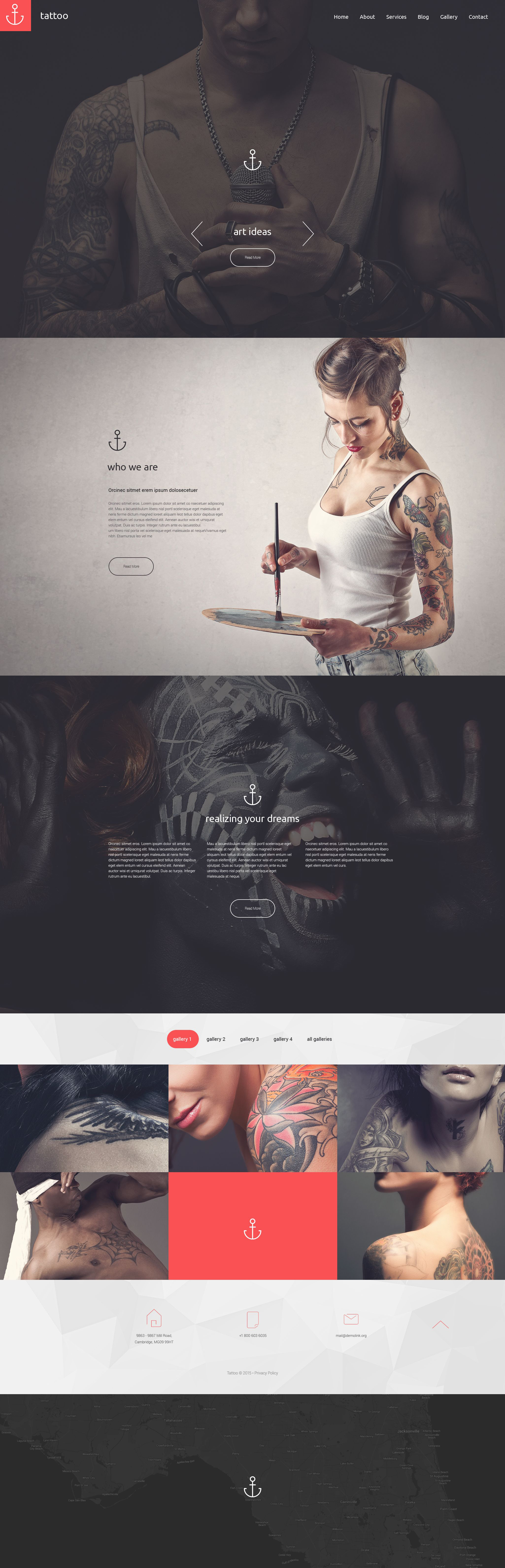 Tattoo Drupal Template