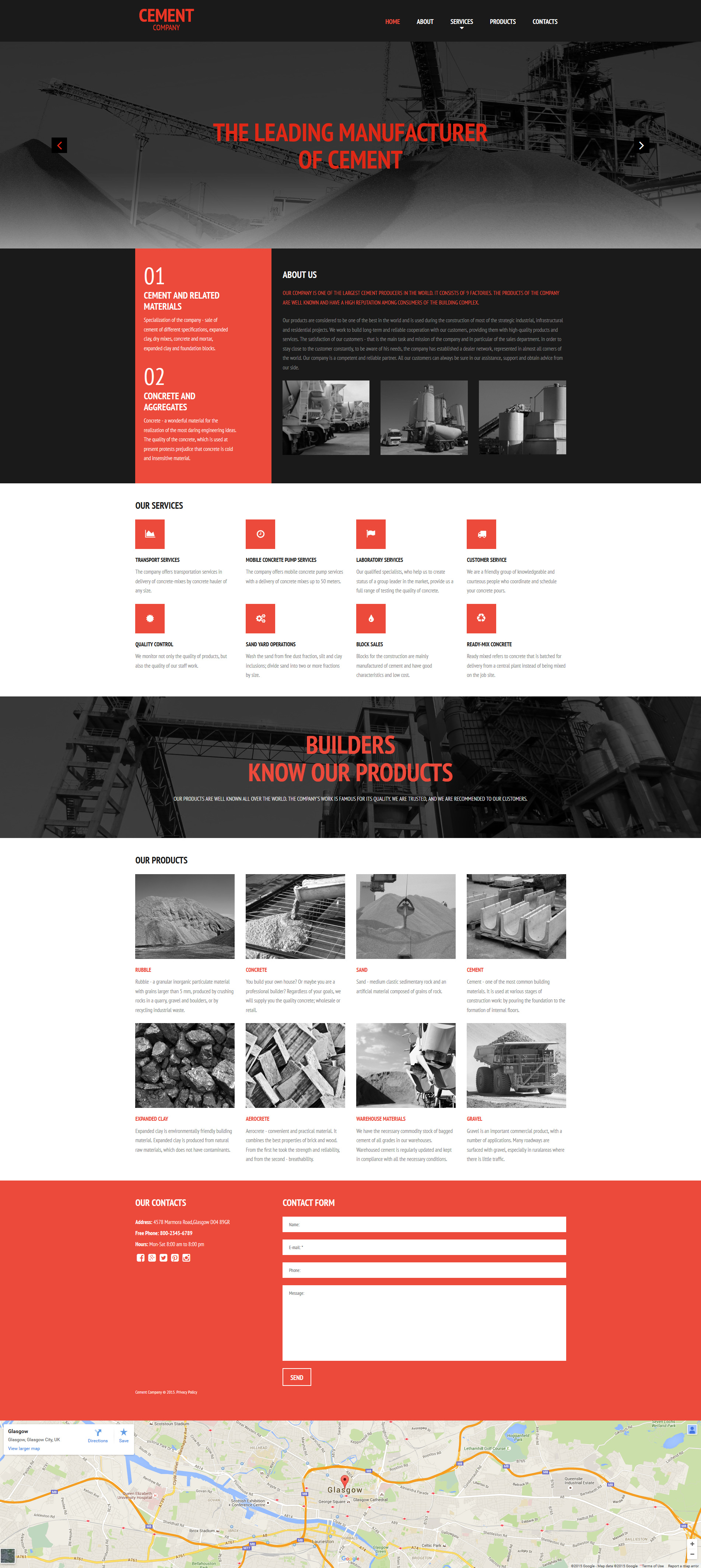 Cement Moto CMS 3 Template