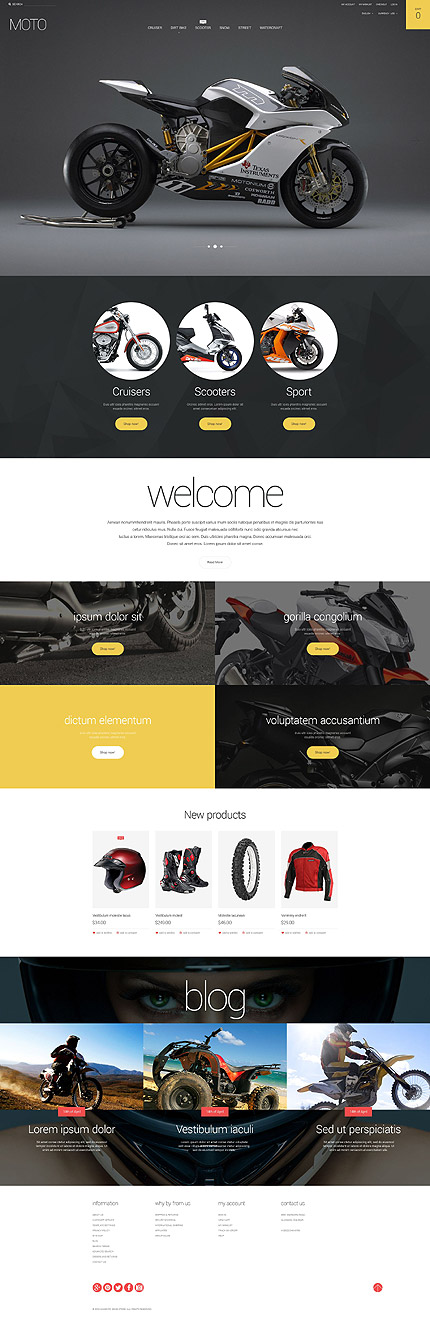 Magento Main Page  preview