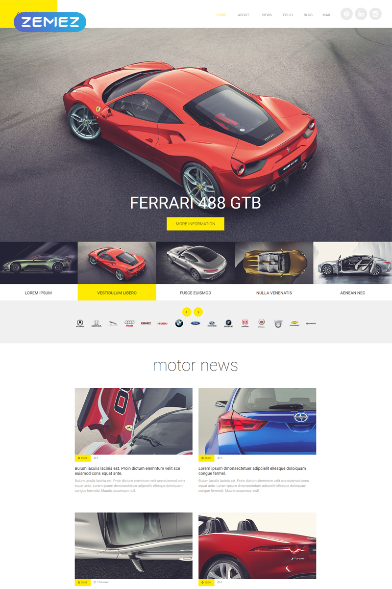 Cars Joomla Template