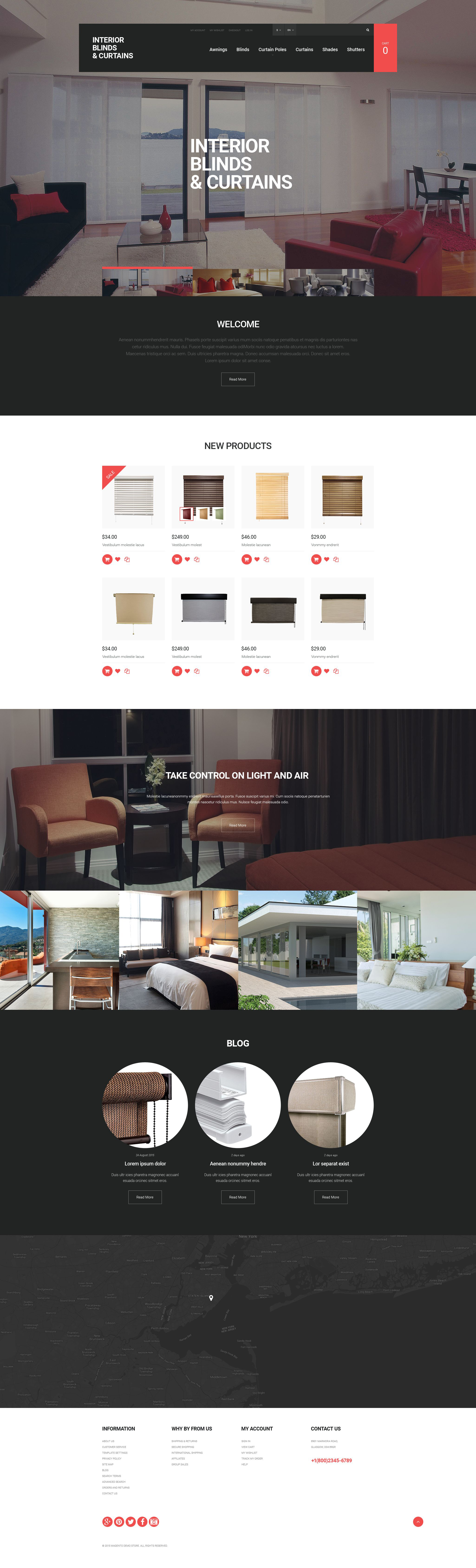 Window Panels Magento Theme