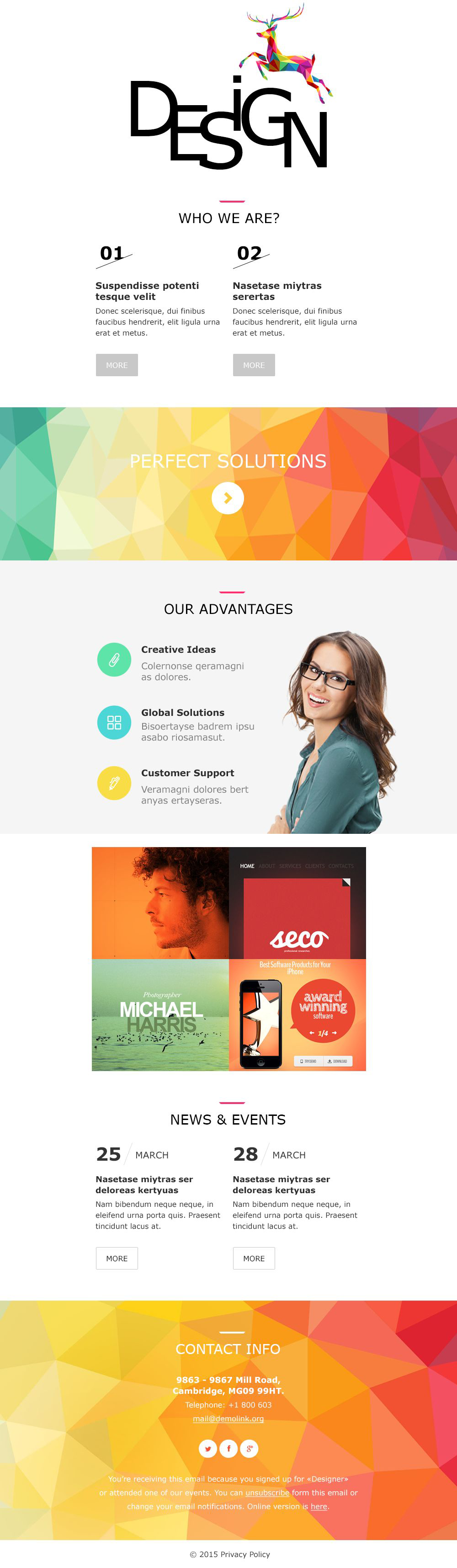 Design Studio Responsive Newsletter Template