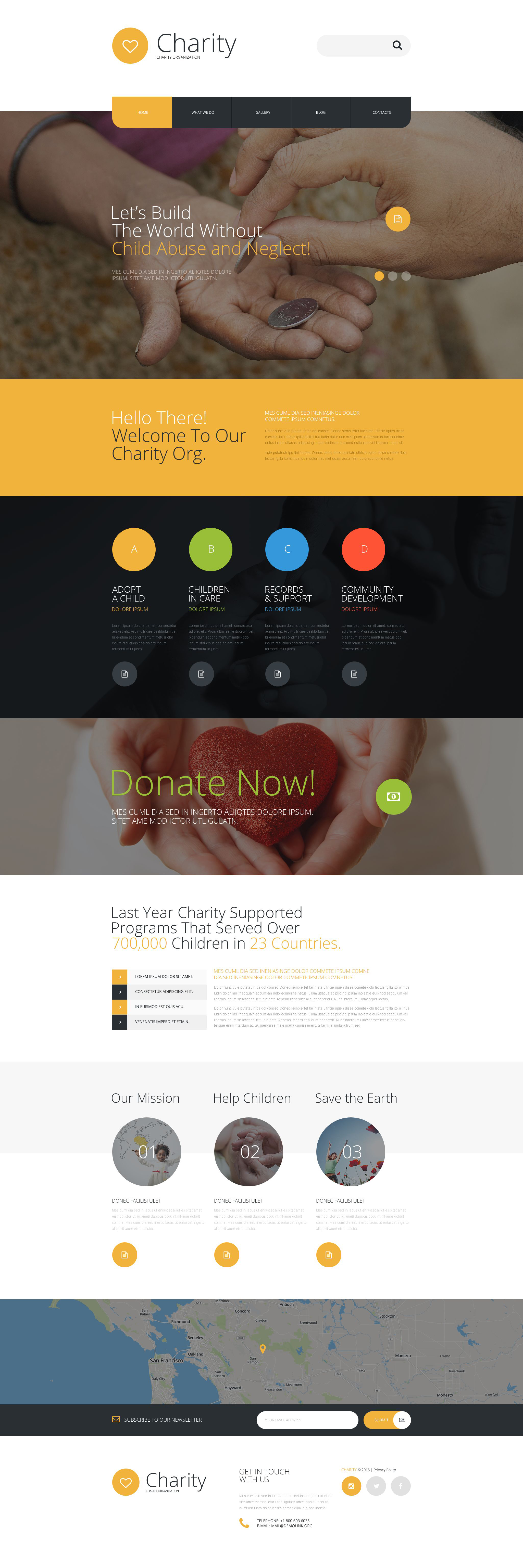 Charity - Child Charity Free Modern Joomla Template