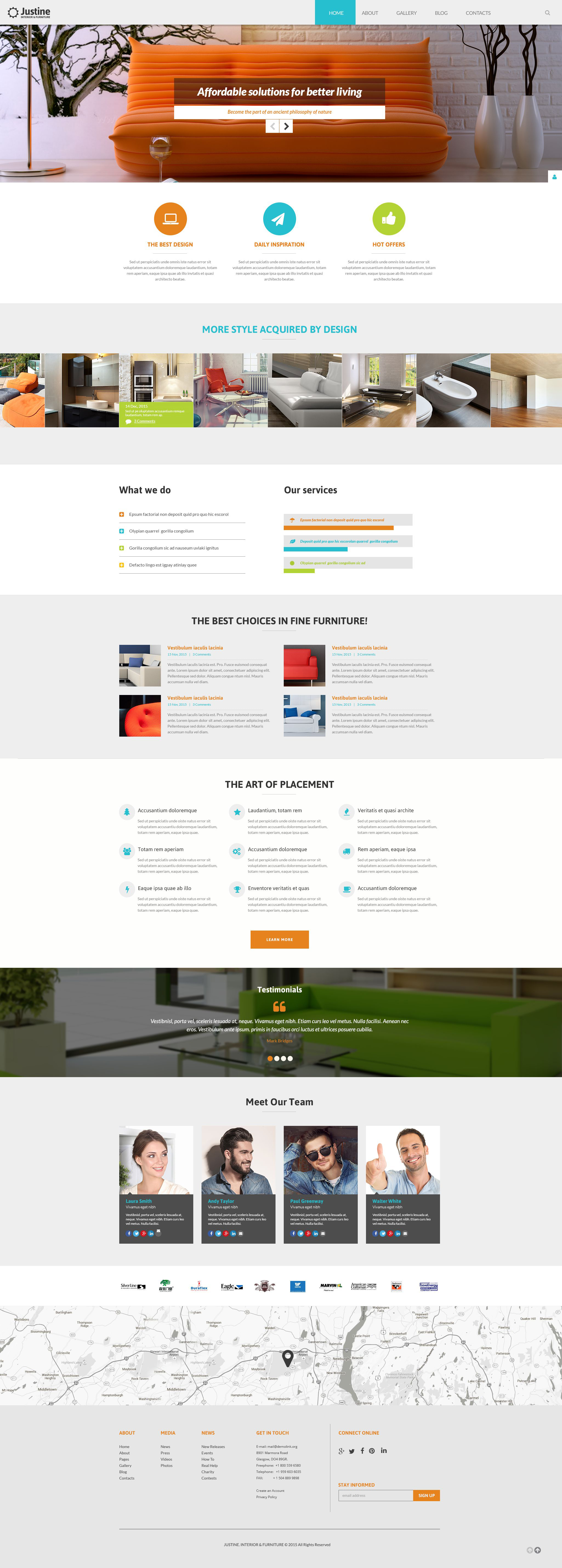 Justine Joomla Template