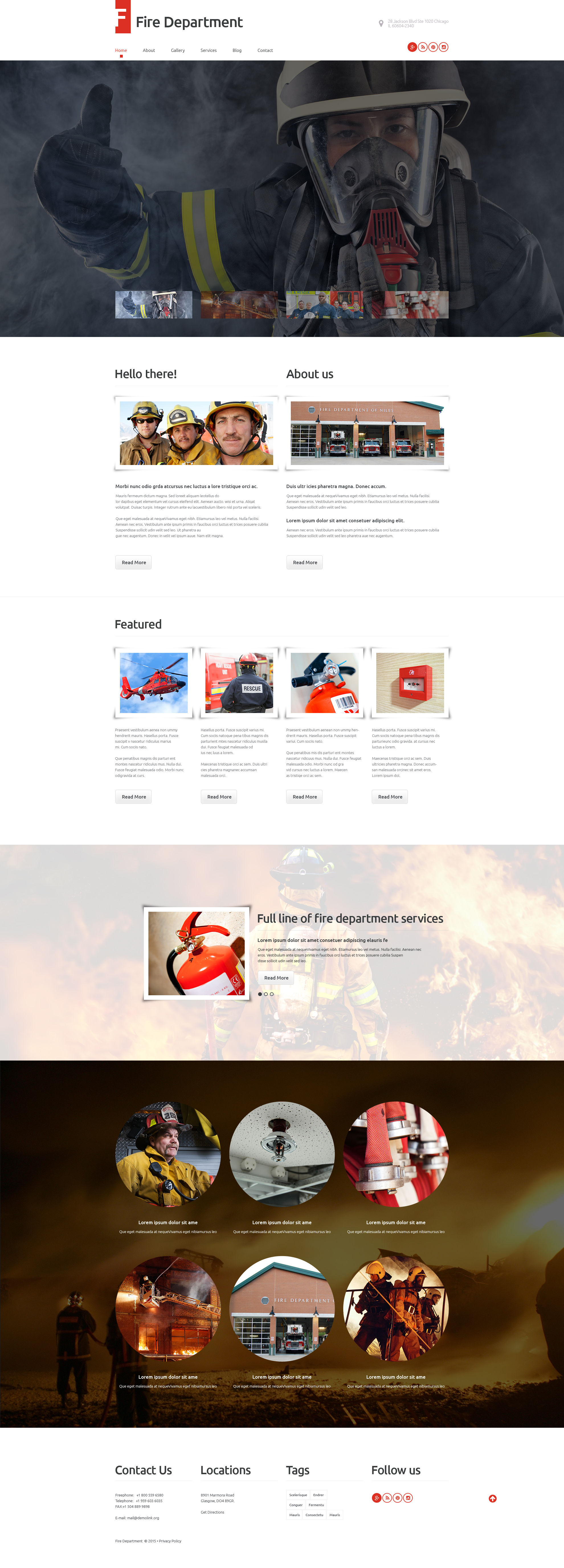 Retter - Fire Department and Security WordPress Theme