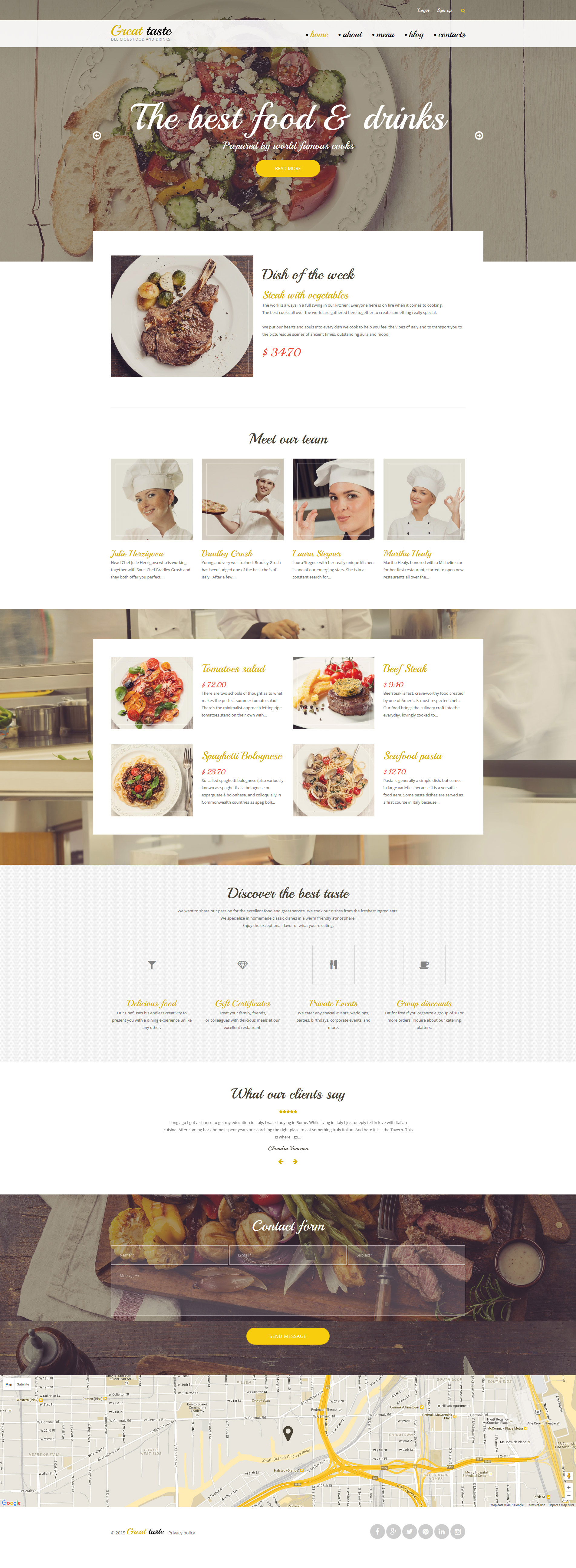 Great Taste Drupal Template