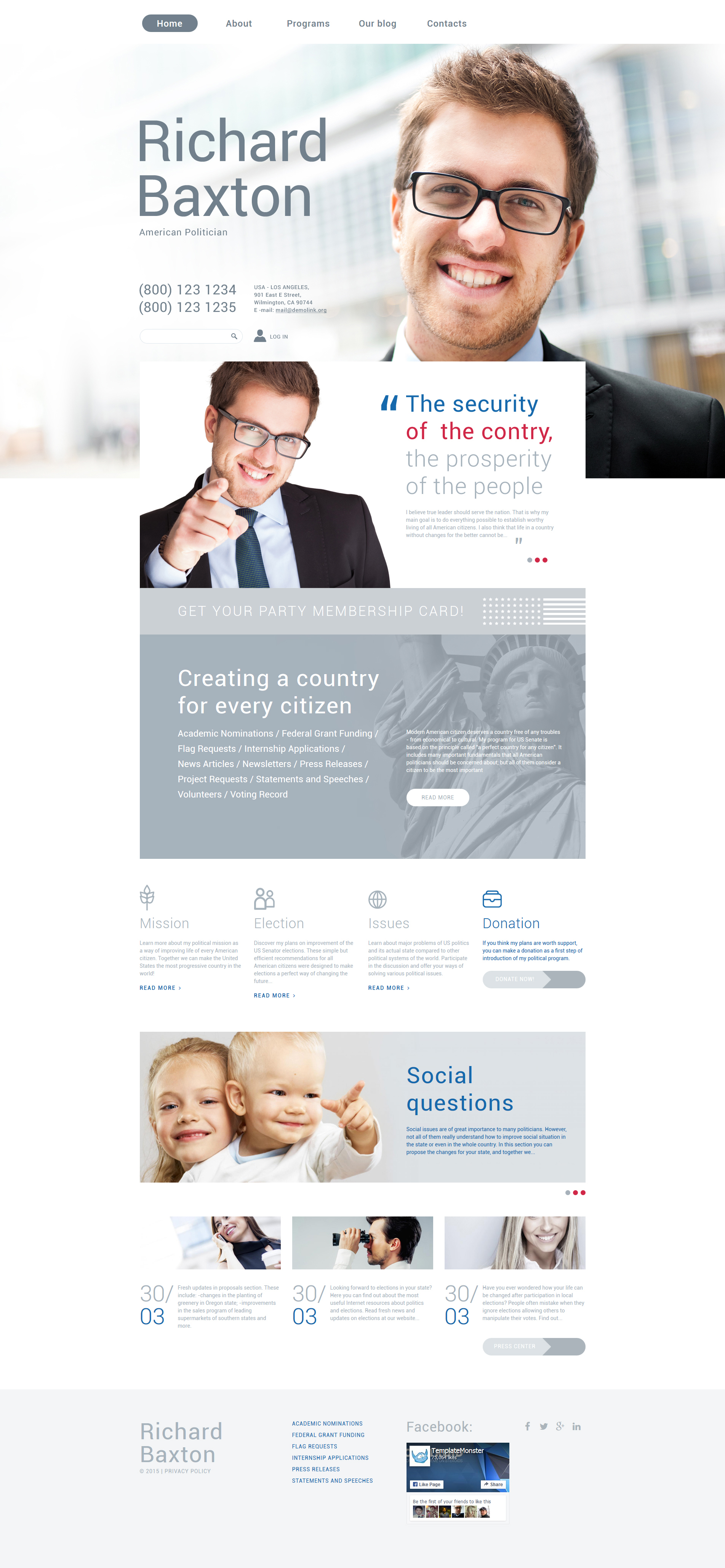 Political Trust Drupal Template