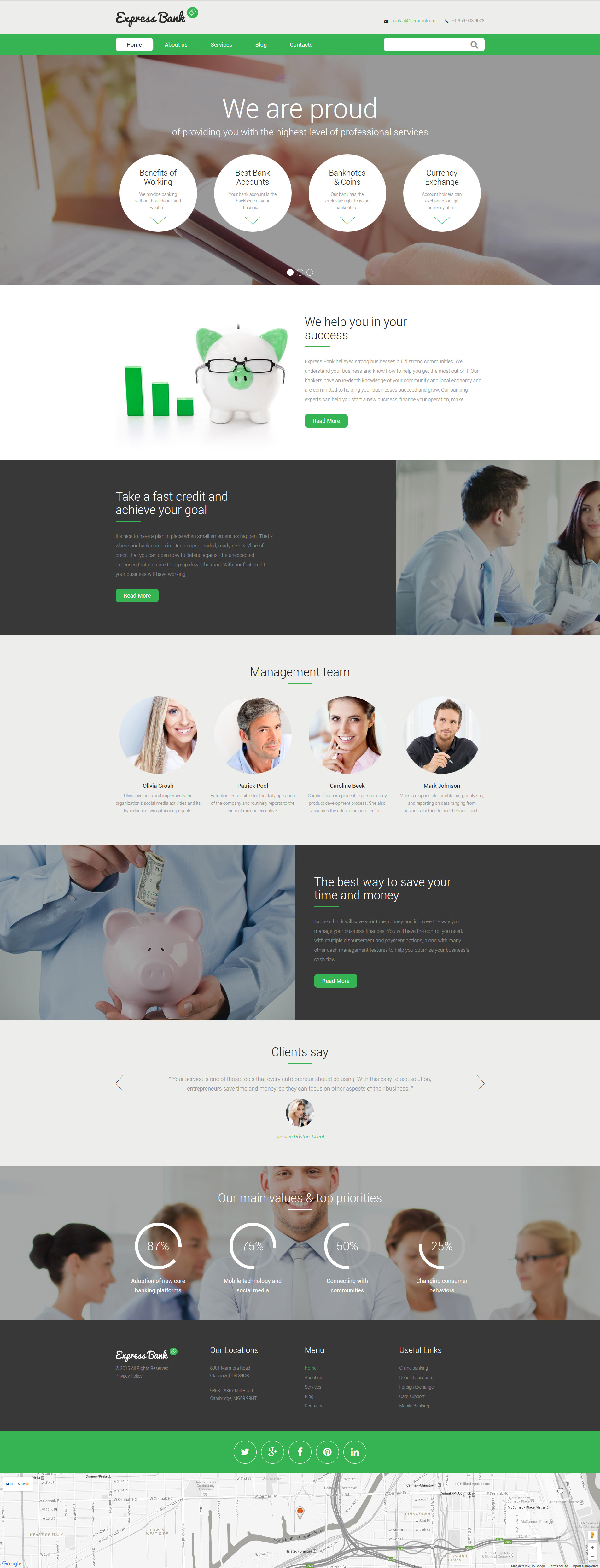 Express Bank Drupal Template