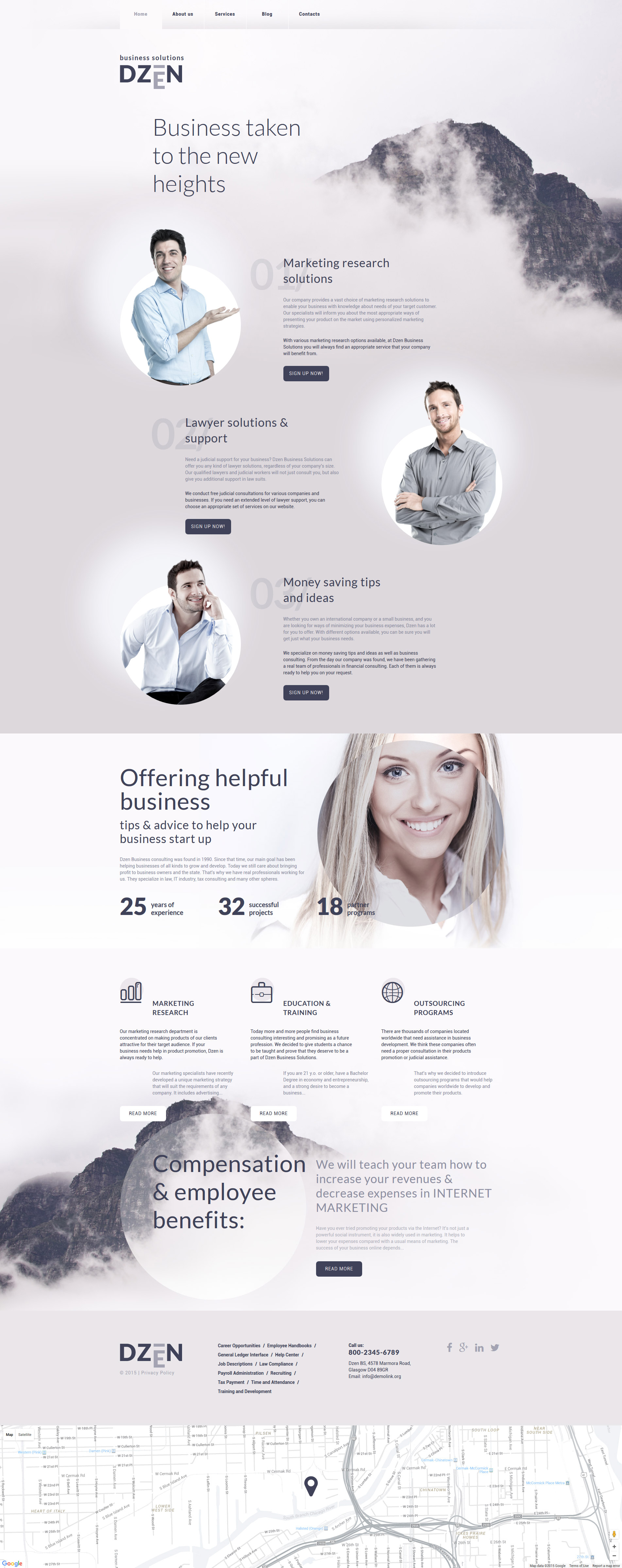 Dzen Drupal Template