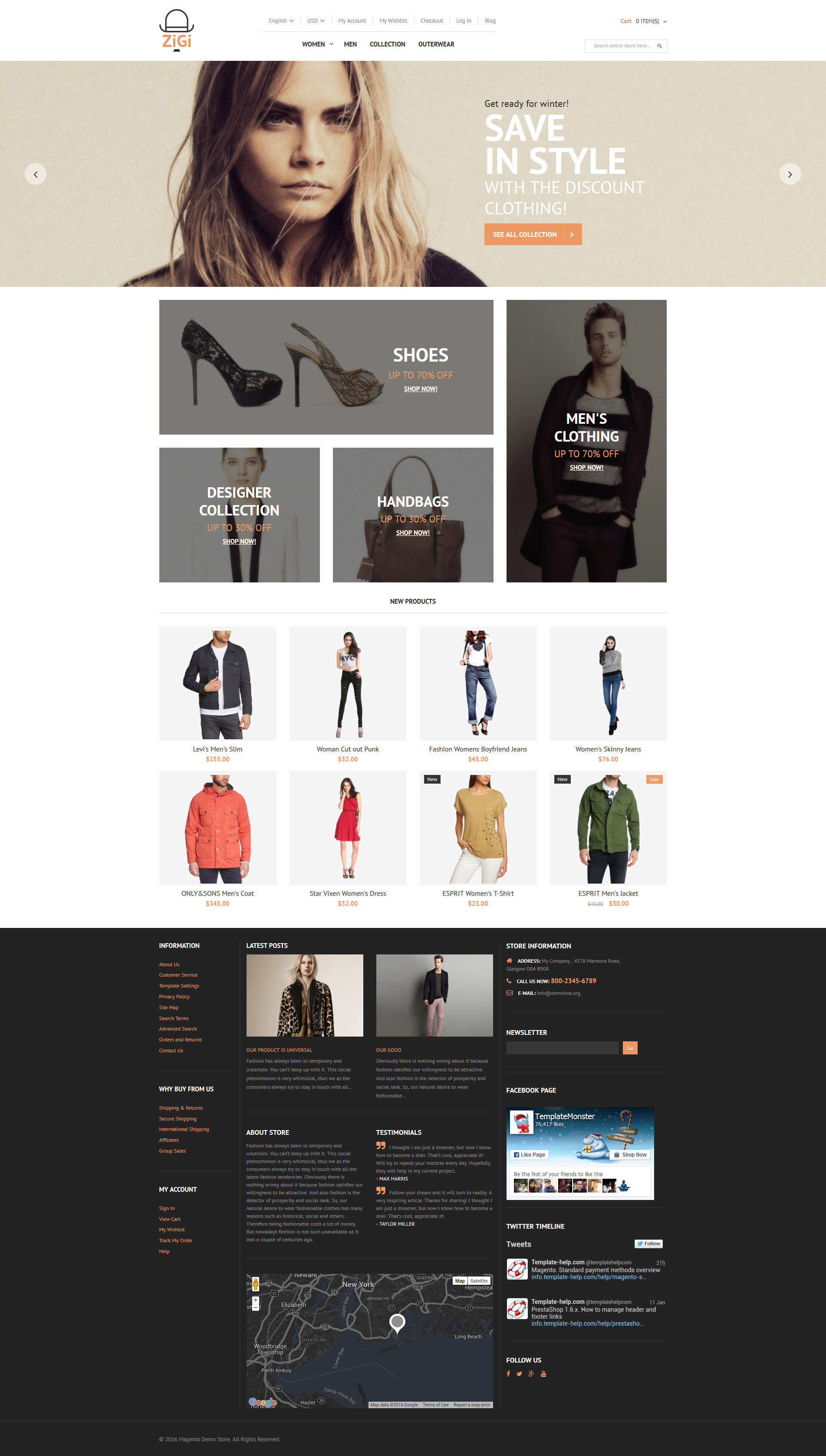 Apparel Responsive Magento Theme