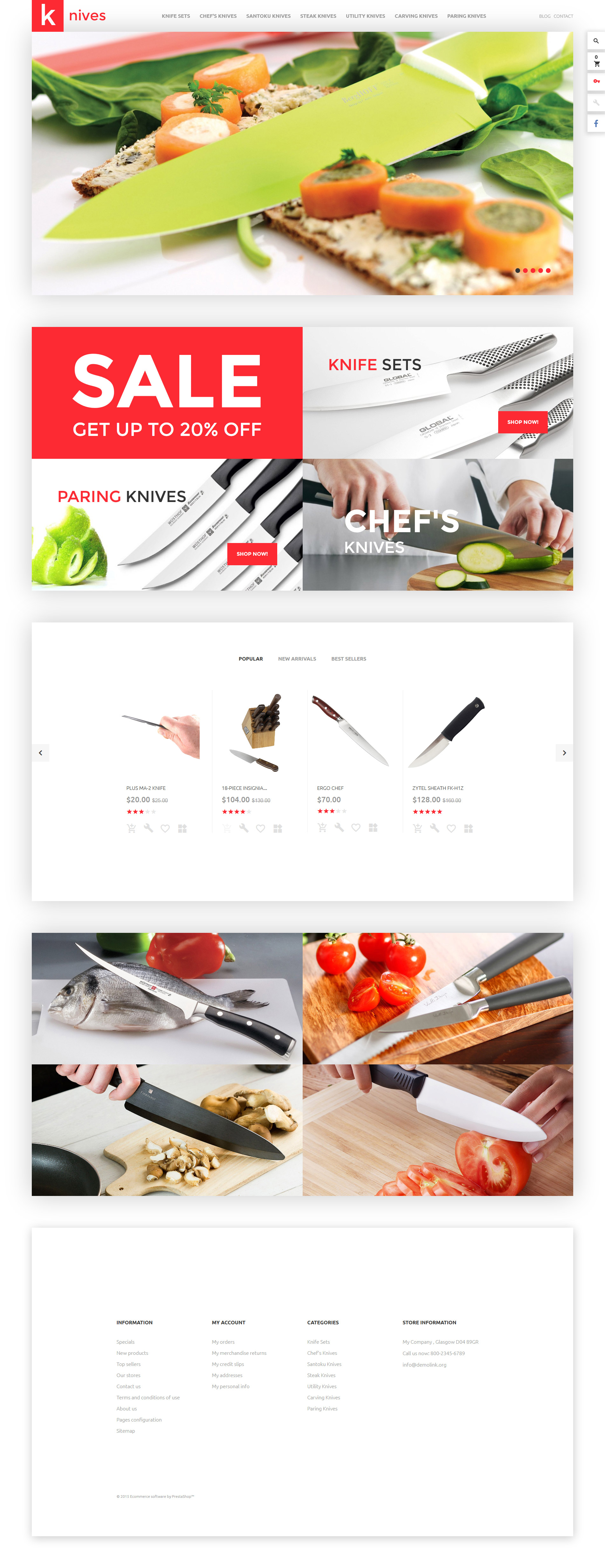 Knives PrestaShop Theme