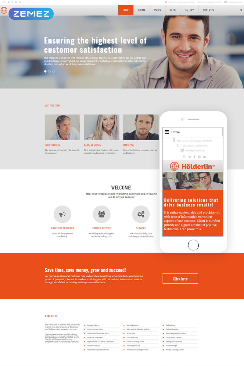 Holderlin Joomla Template