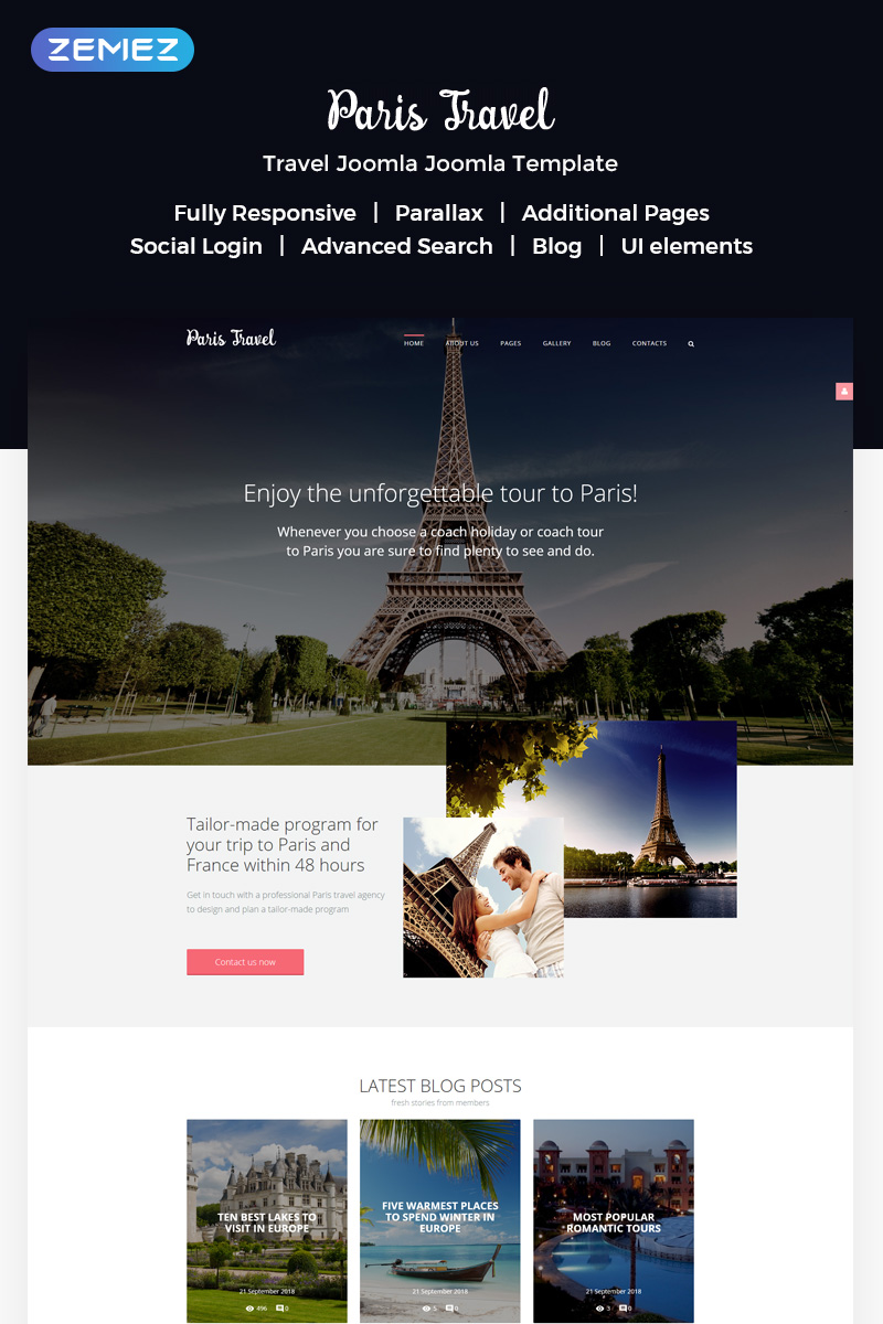 Travel Joomla Template