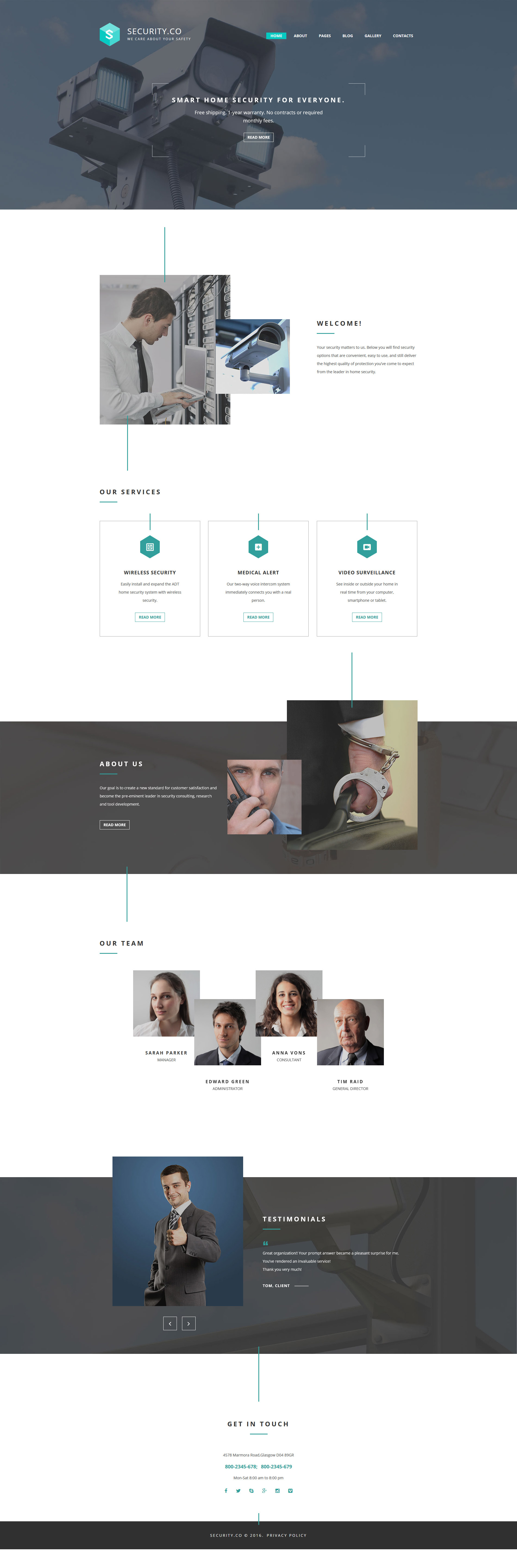 Security Co. Joomla Template