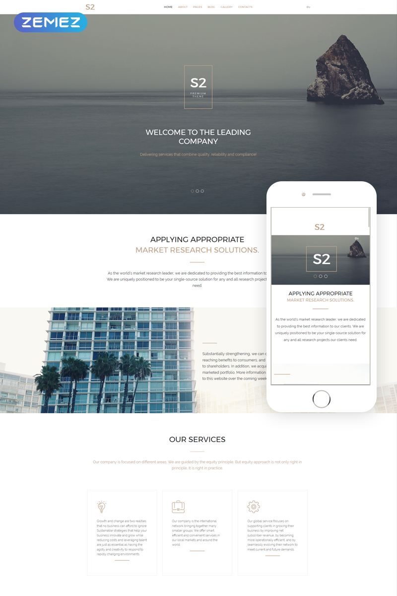 S2 Business Company Joomla Template