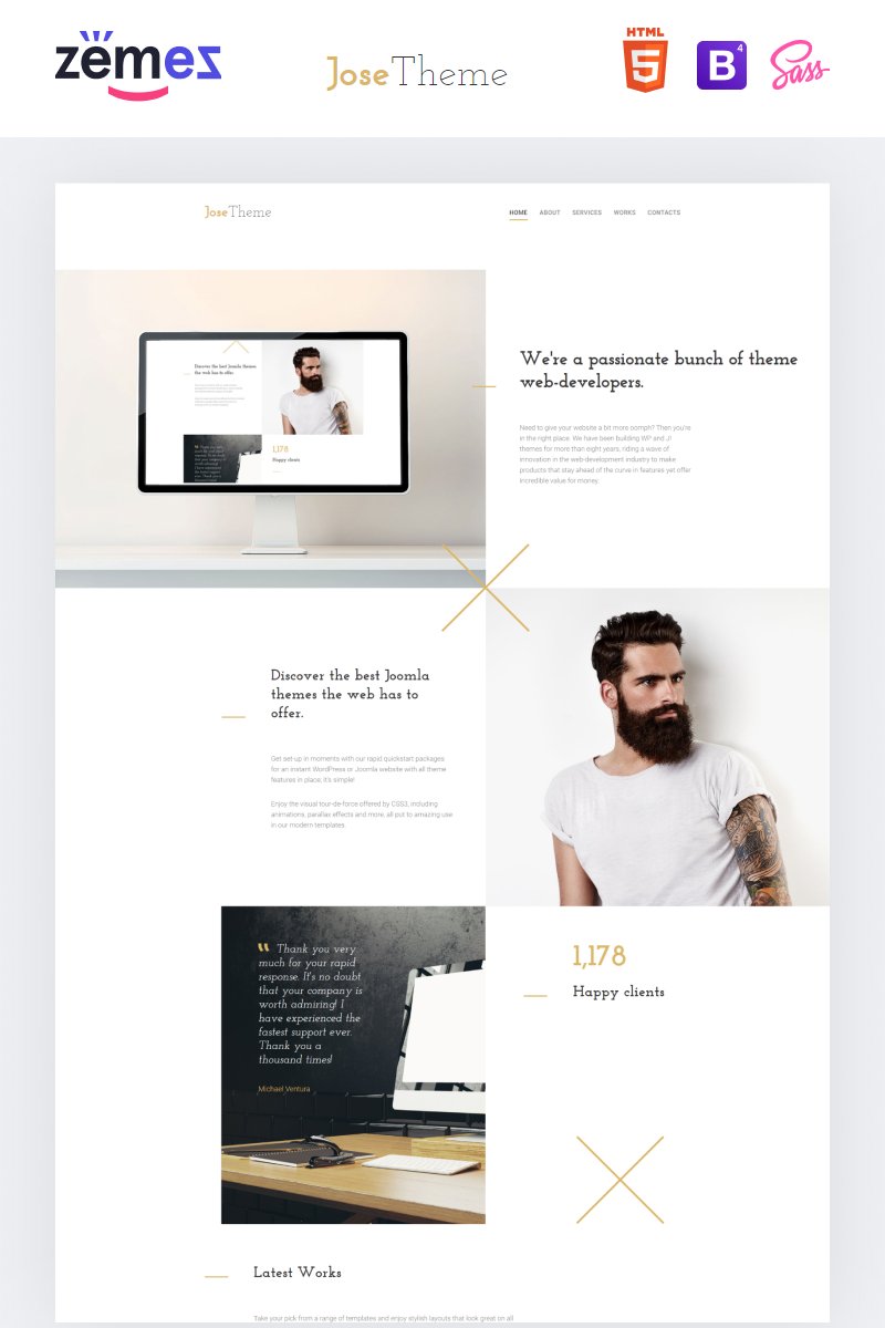 JoseTheme - Web Design Responsive Website Template