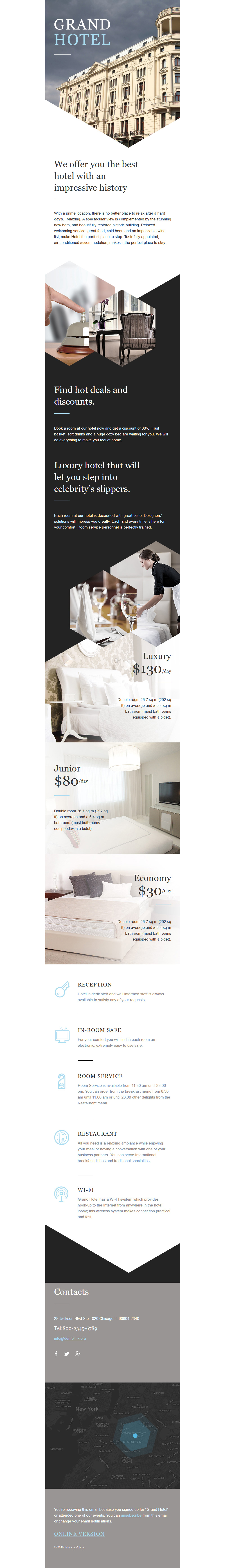 Hotels Responsive Newsletter Template