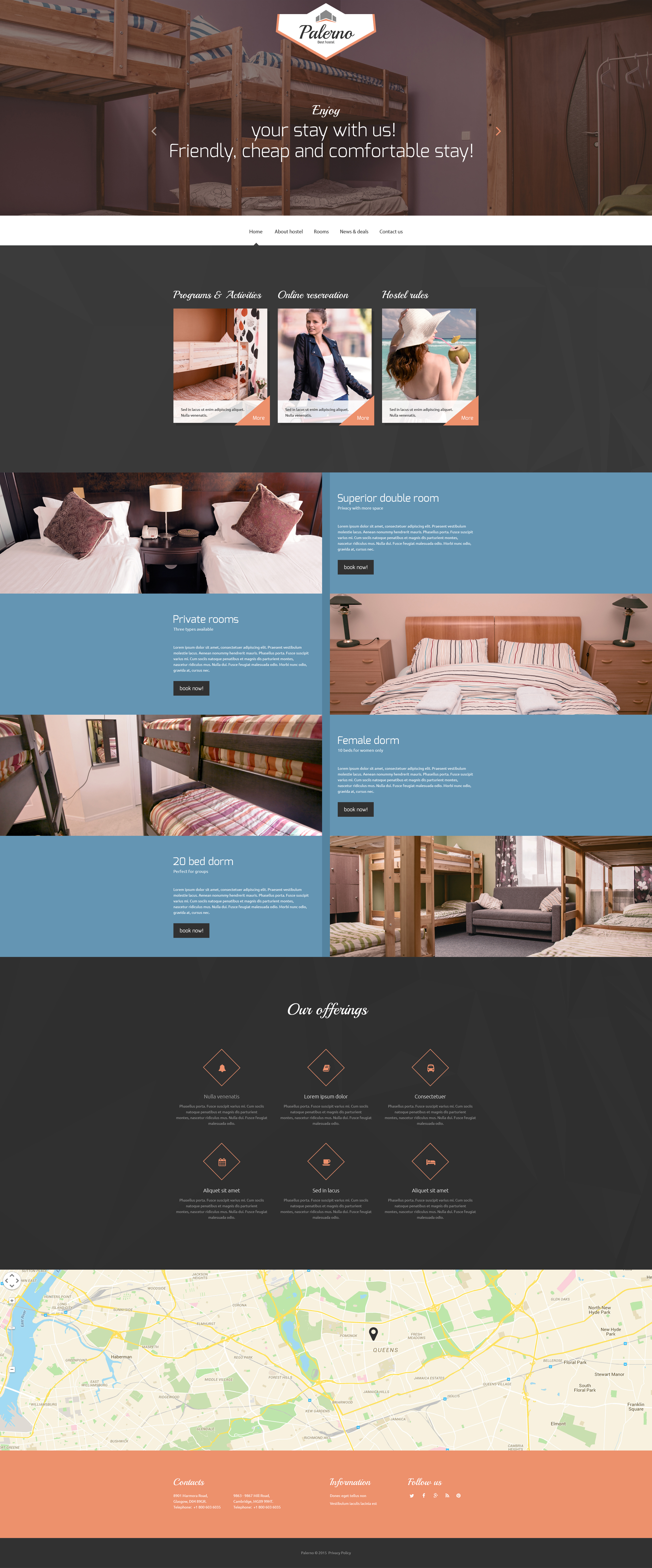 Hotels Responsive Website Template