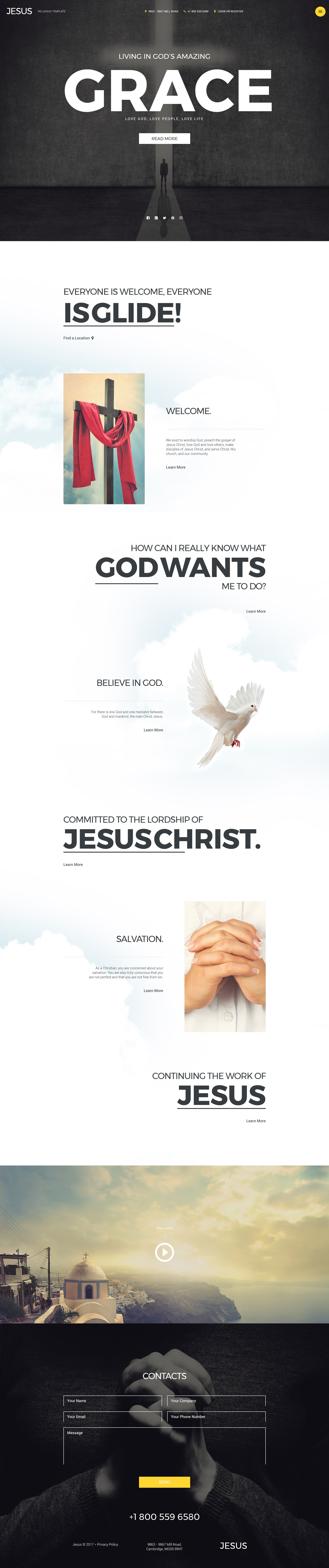 Christian Responsive Joomla Template