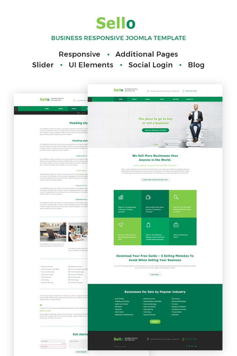 Business Responsive Joomla Template Buy For 75 Id 58013