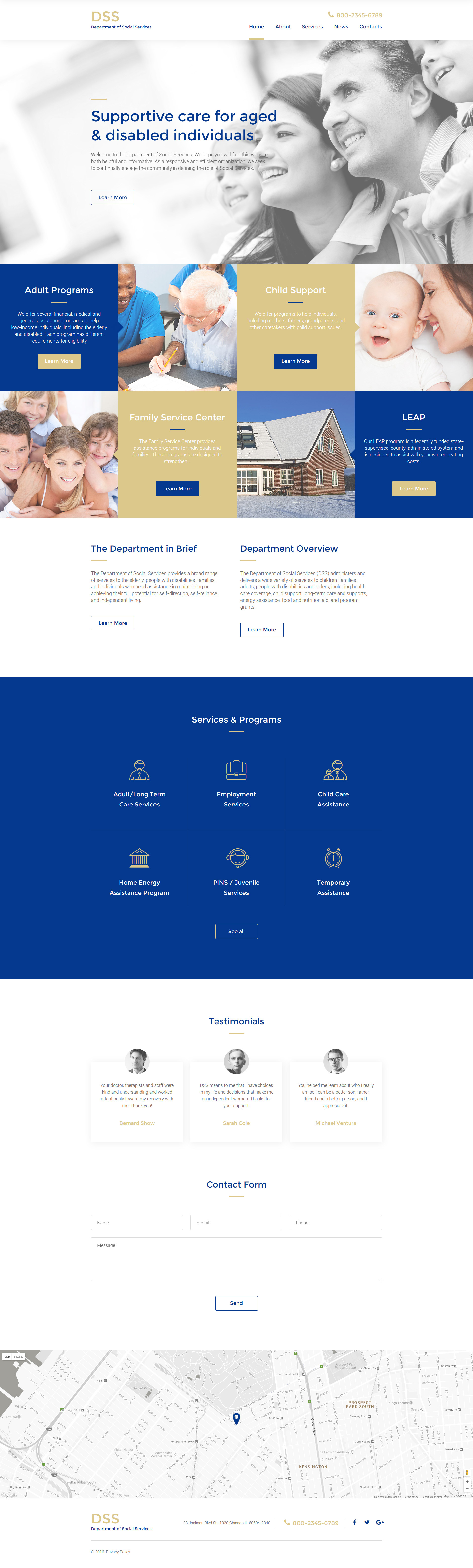 Social Foundation Responsive Website Template