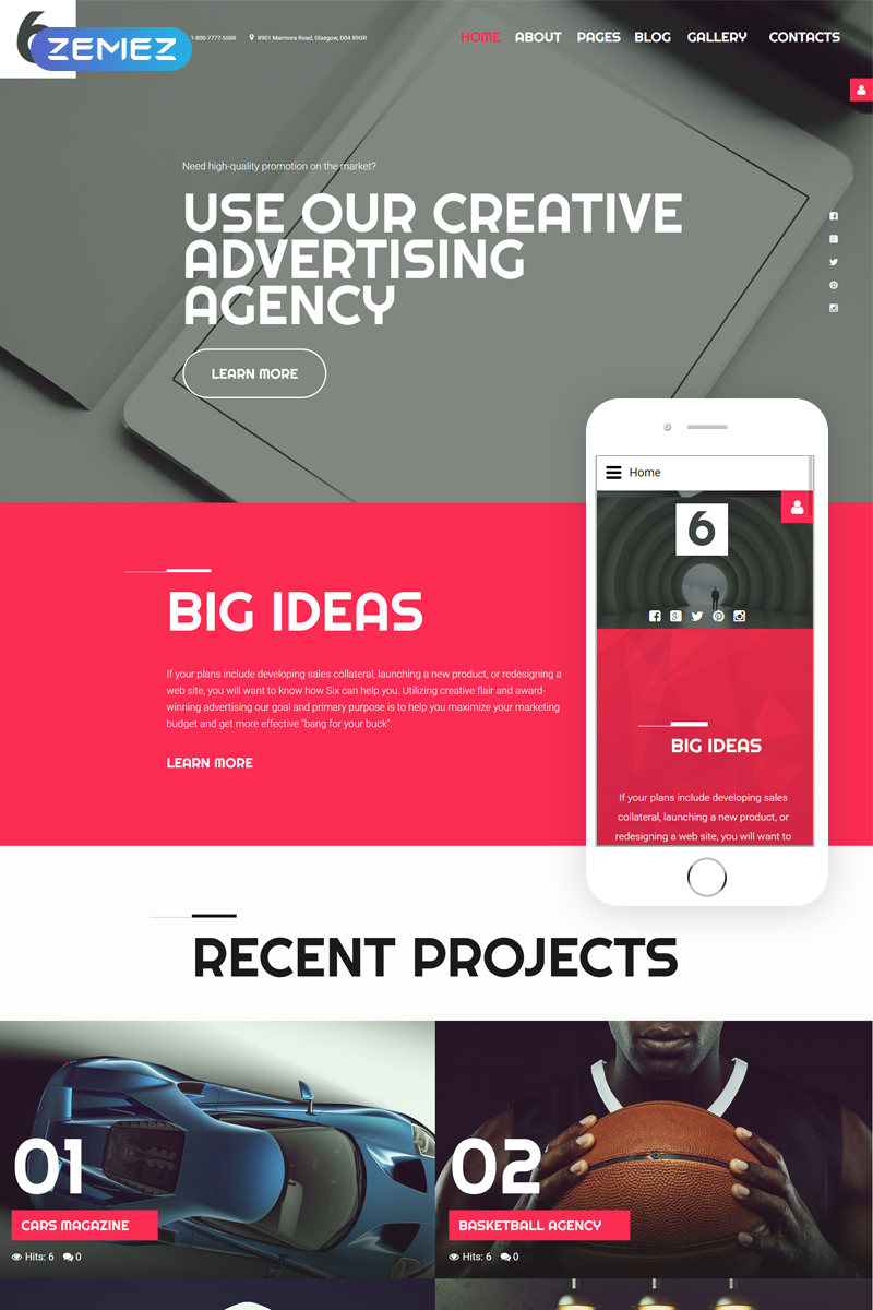 Advertising Agency Joomla Template