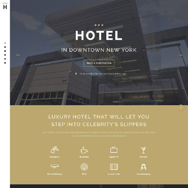 Template Hoteluri Landing Page #58112