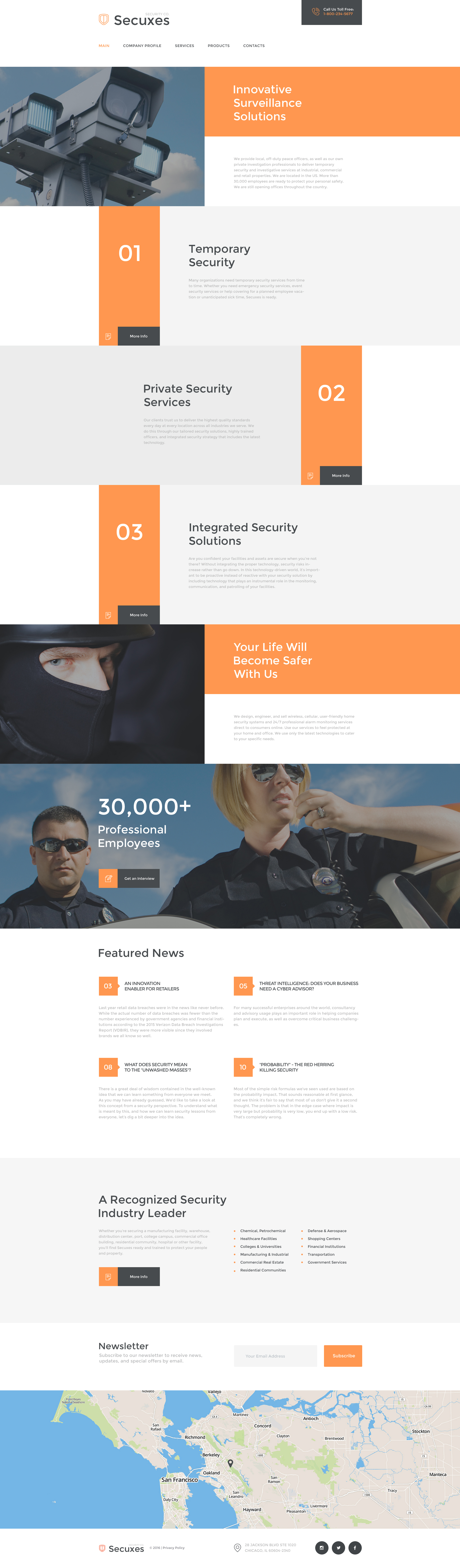 Secuxes Website Template