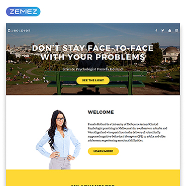 Template Familie Landing Page #58162