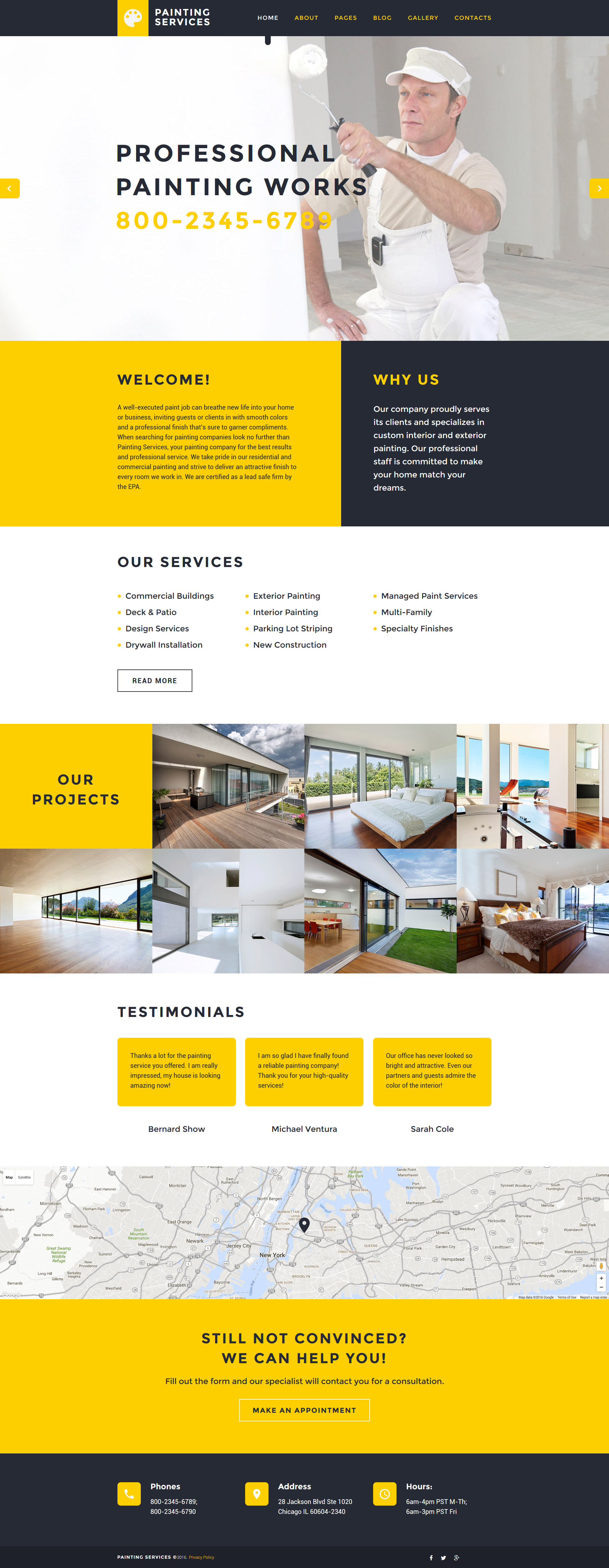 Painting Services Joomla Template