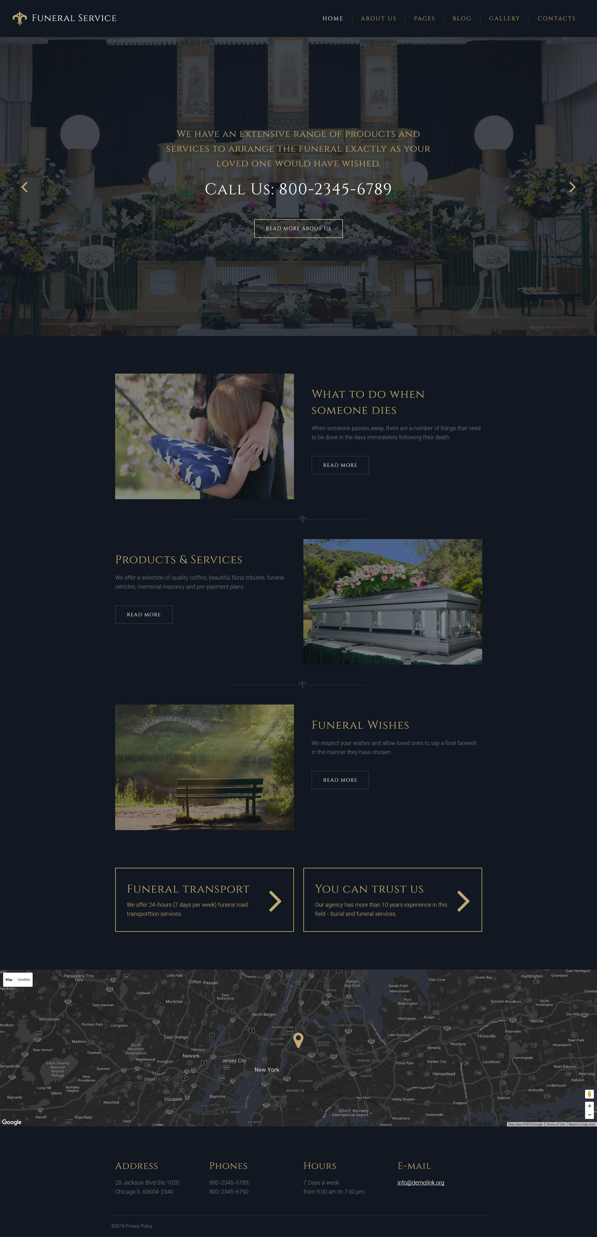 Funeral Services Responsive Joomla Template