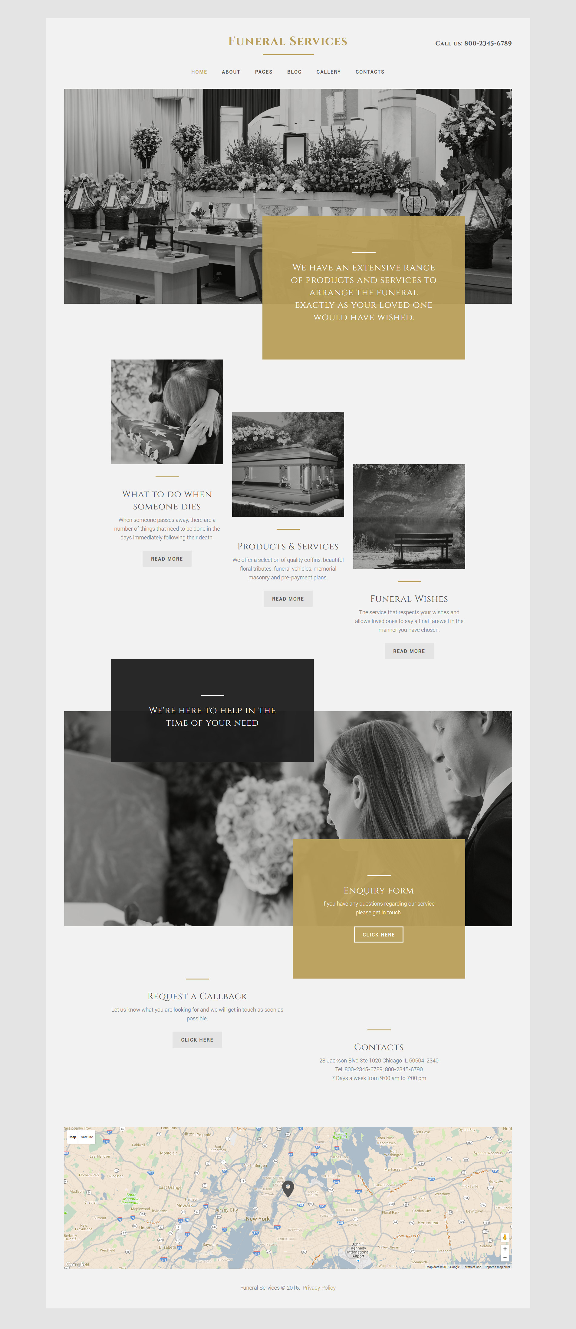 Funeral Services Joomla Template