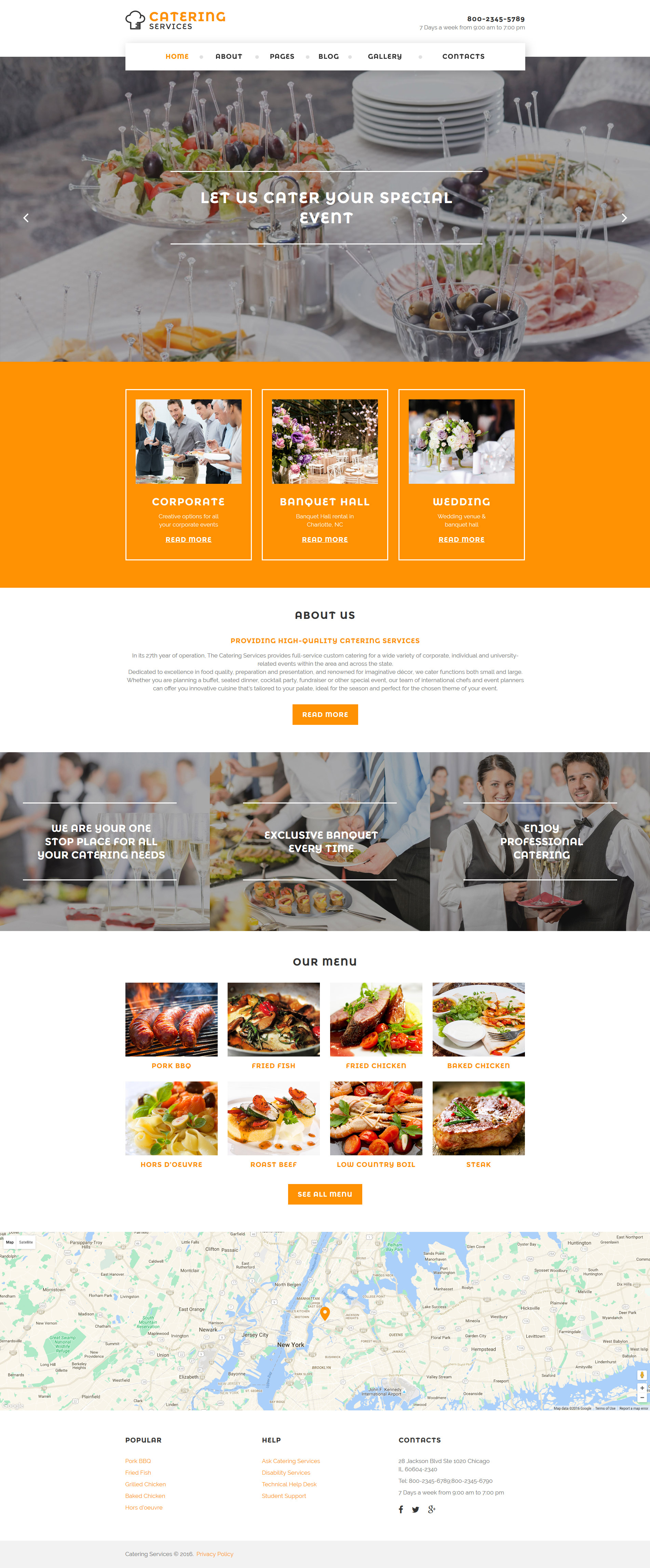 Catering Services Joomla Template