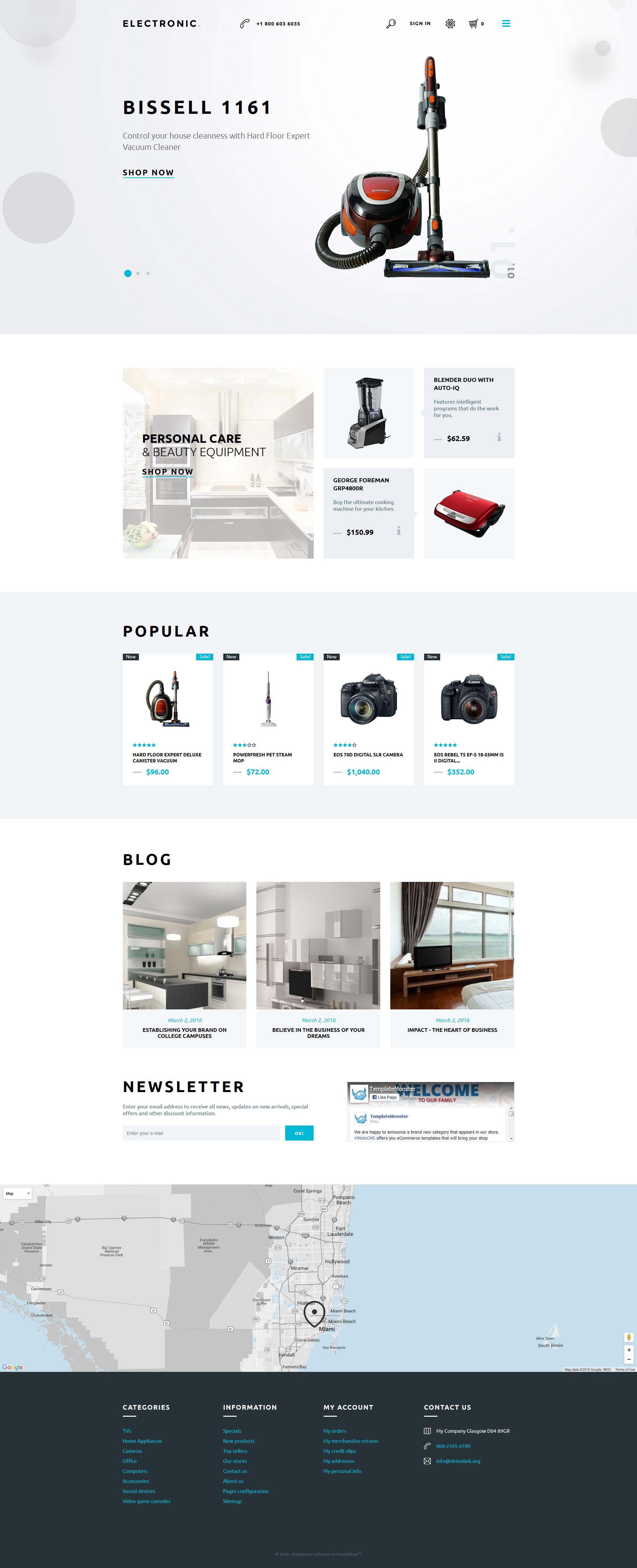 Electronics Store Responsive PrestaShop Theme