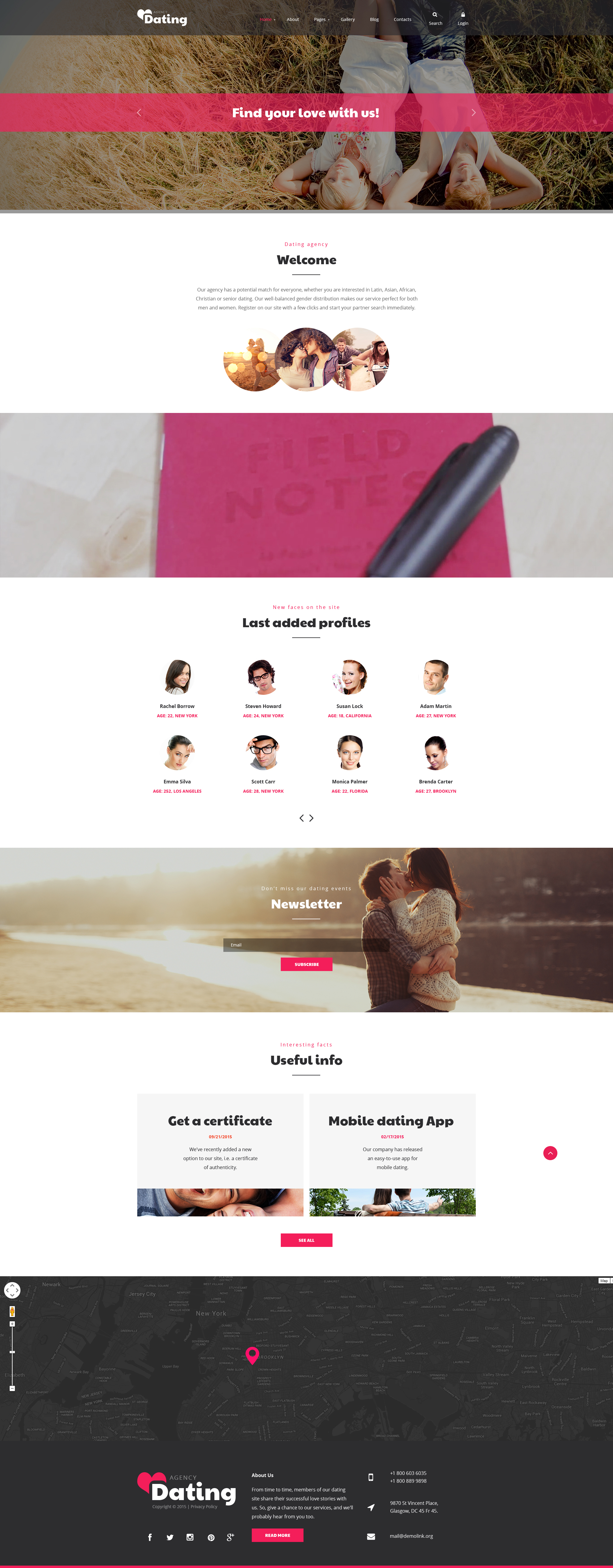 Dating Joomla Template