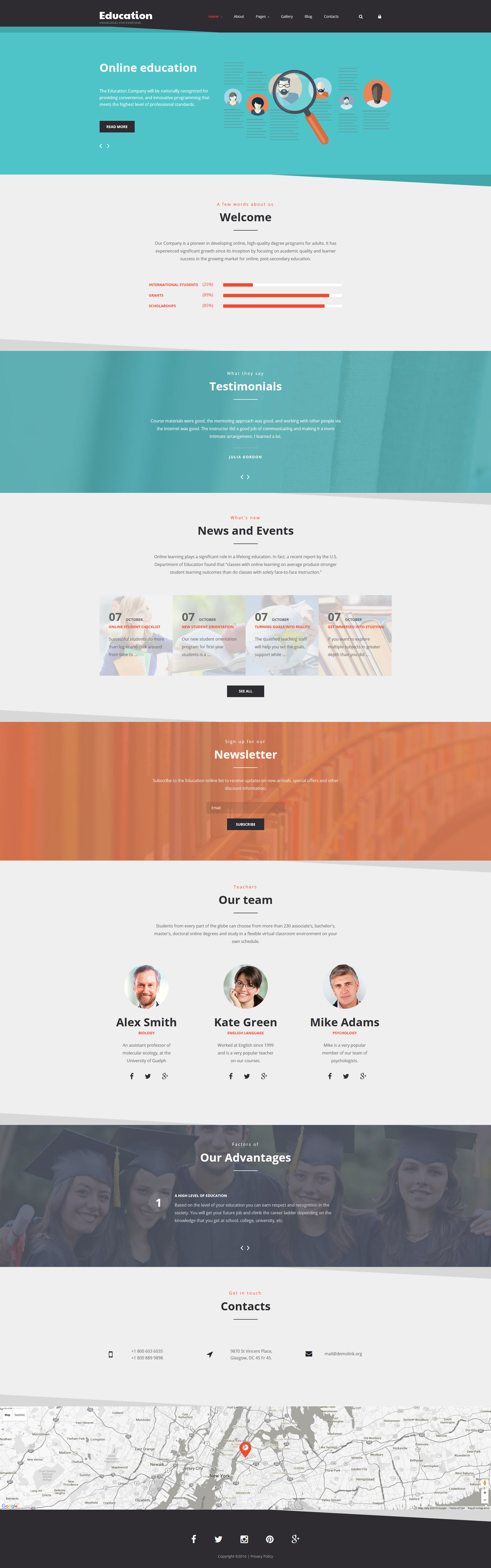 Education Joomla Template