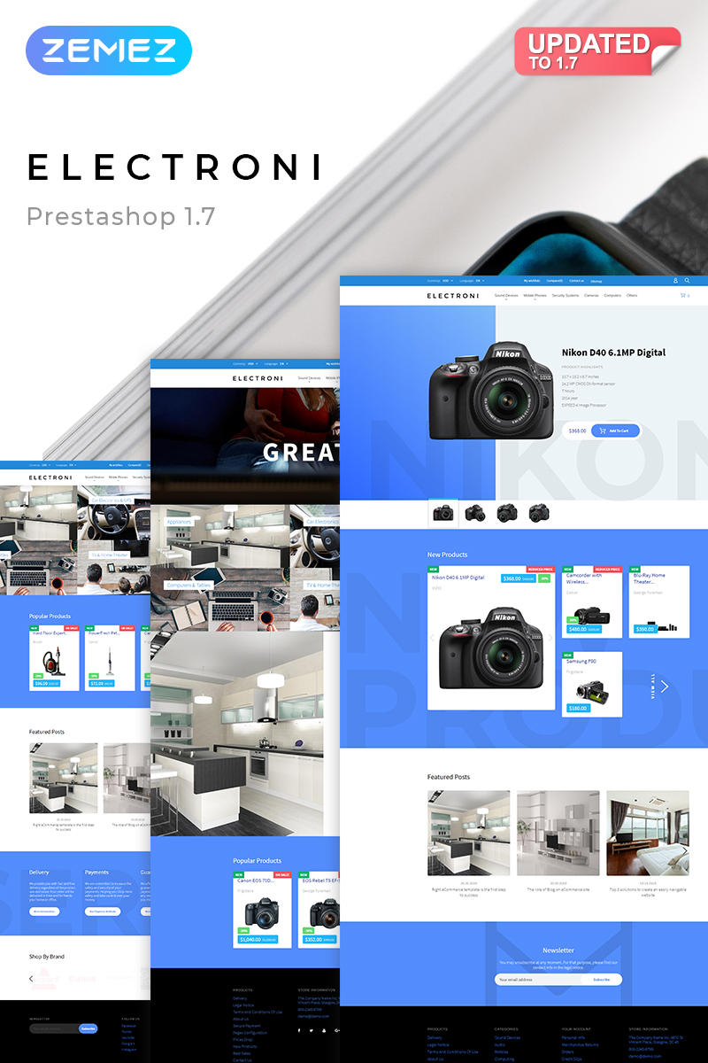 PrestaShop шаблоны