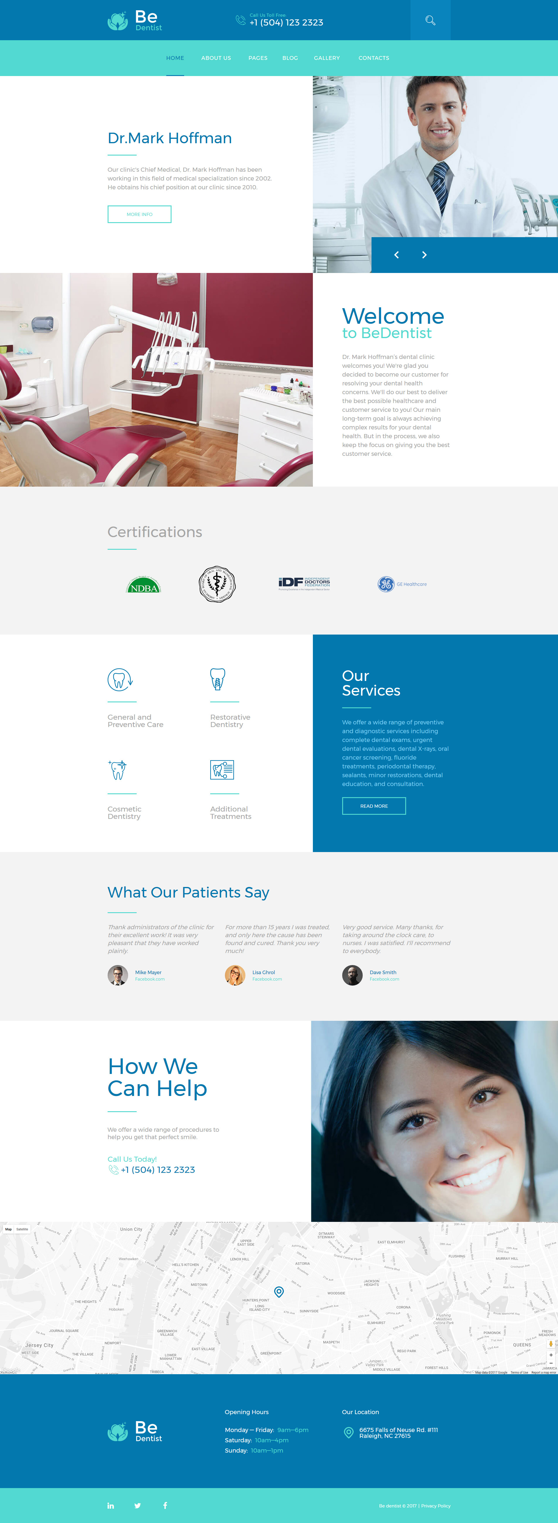 BeDentist - Dental Clinic Joomla Template