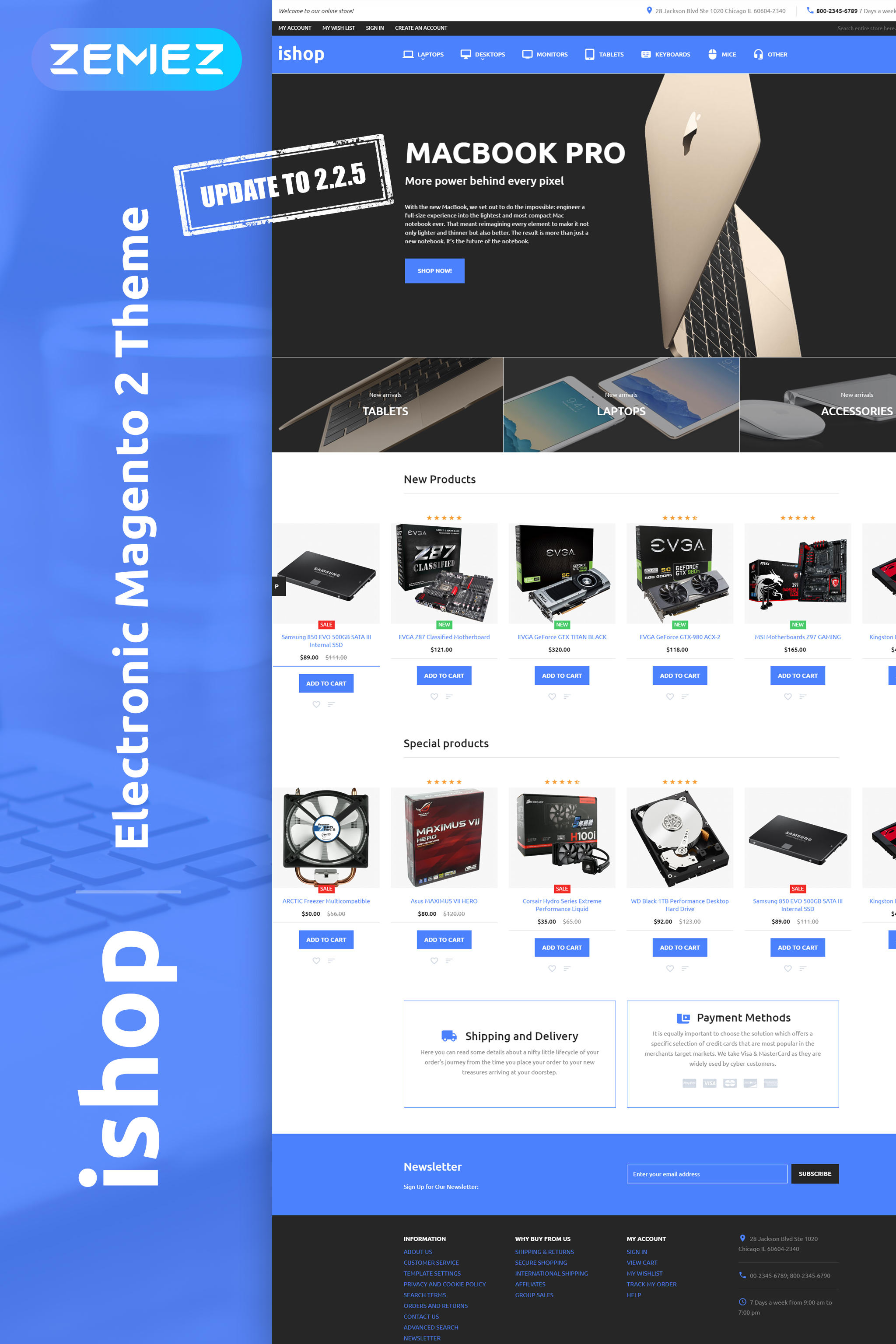 iShop - Electronic Magento Theme